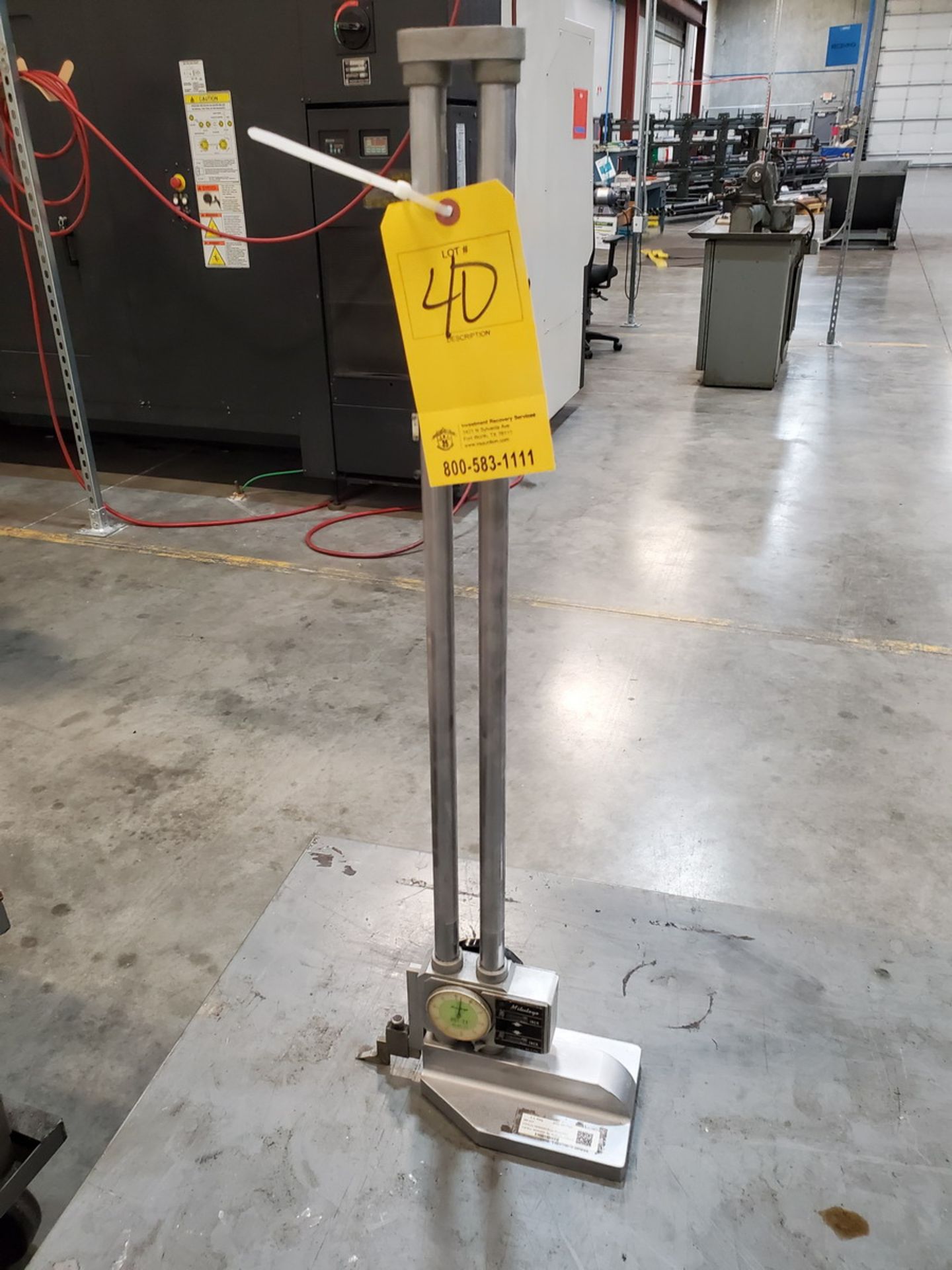 Mitutoyo 24" Dial Height Gage - Image 2 of 3