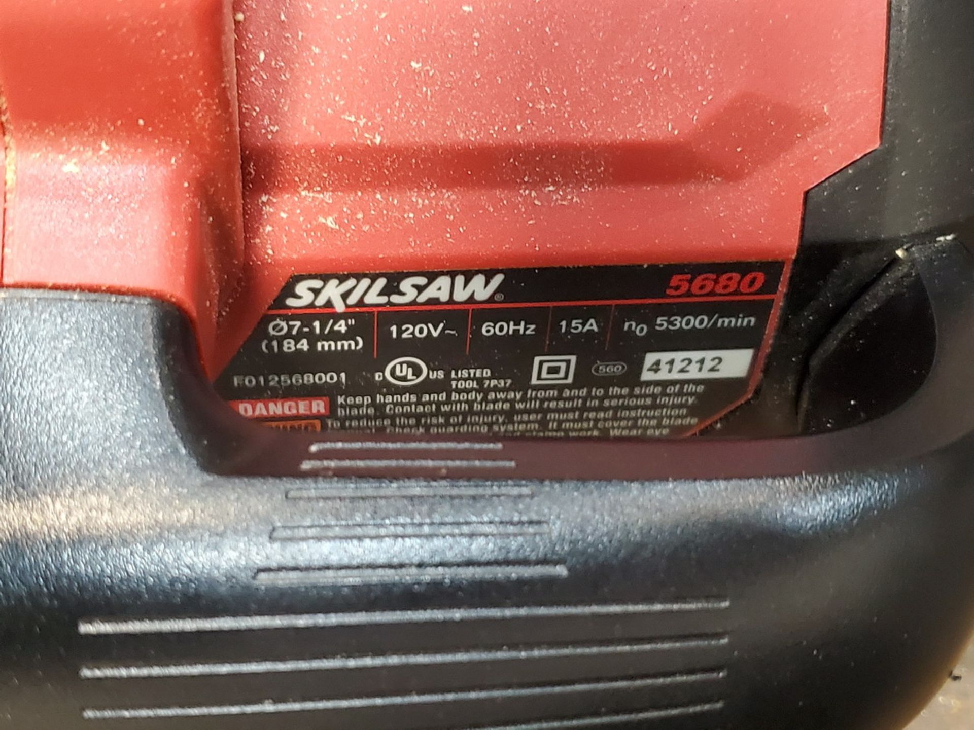 Skilsaw 7-1/4" Circular Saw W/ Laser 120V, 15A, 60HZ, 5300/min - Image 7 of 7