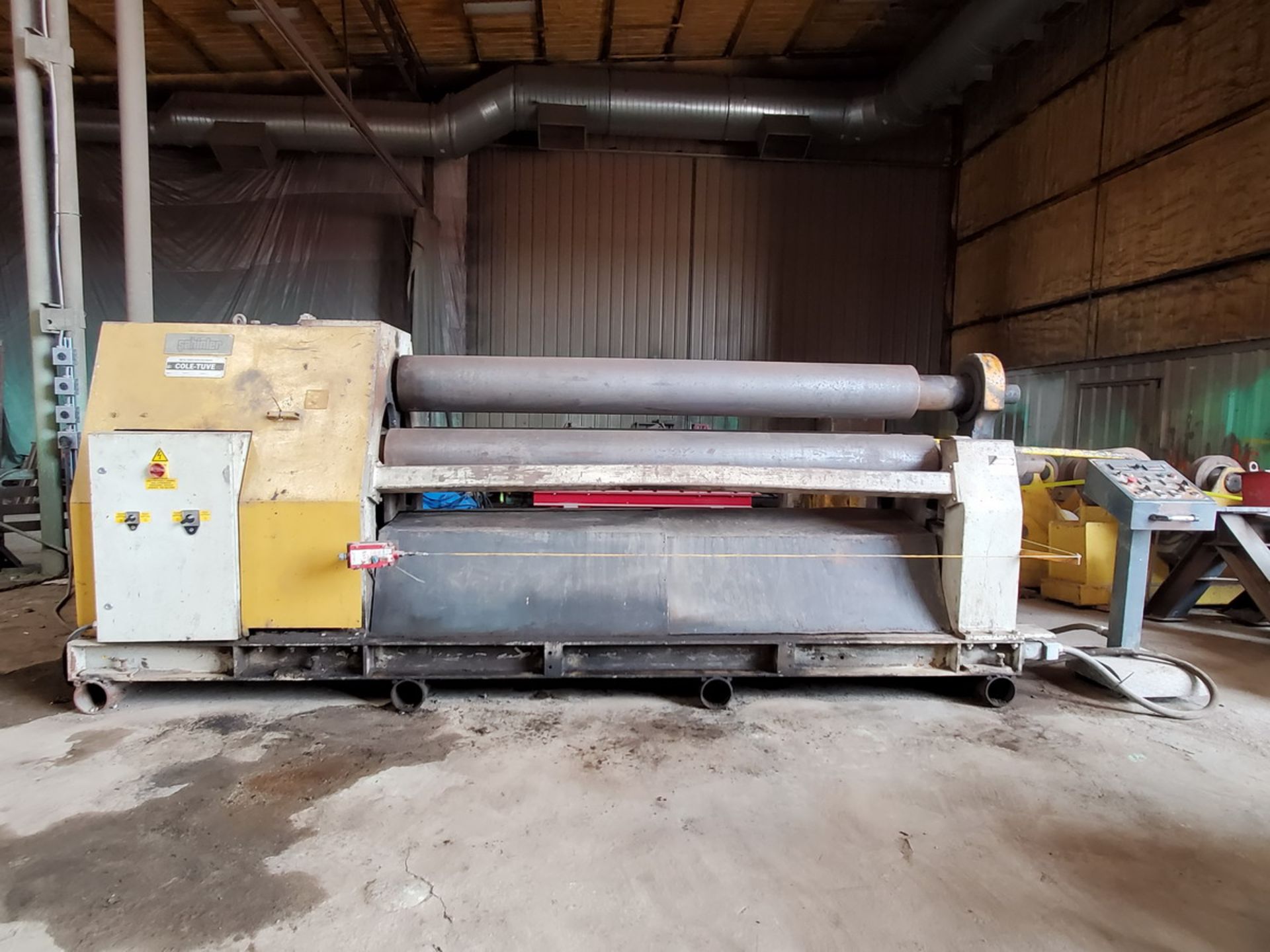 Cole-Tuve PRH-8-280 8'x1/2" Plate Bending Roll - Image 3 of 16