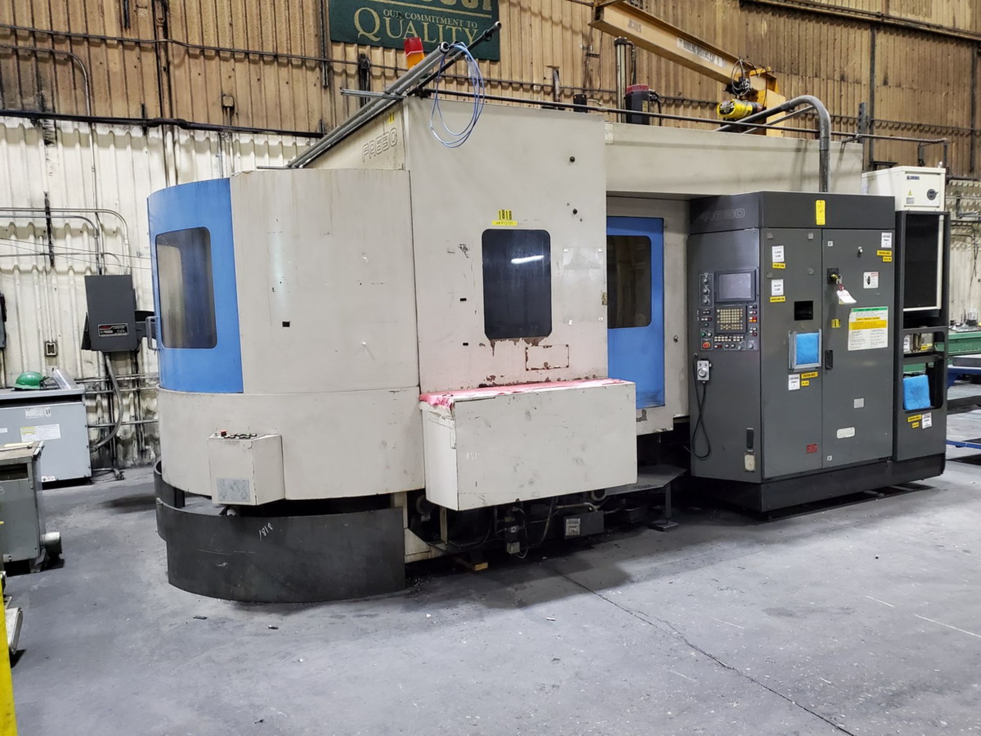 2000 Toyoda FA630 3+2 CNC 200V, 3PH, 60HZ, 75KVA, 40-Tool Station; W/ Toyoda Controller, W/ Turbo - Image 3 of 22