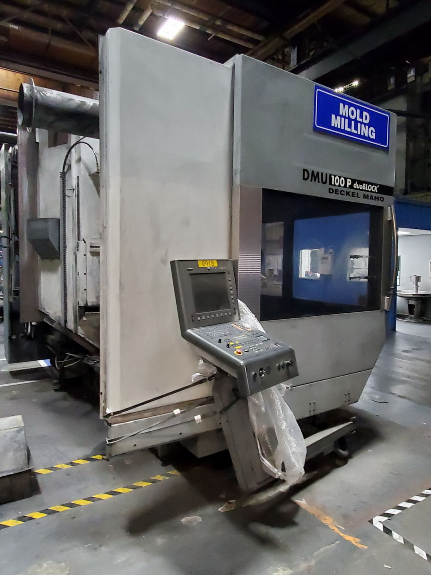 DMU100P Duo Block 5-Axis CNC 69KVA, 125A, 400V, 60HZ, 91,070Hrs, W/ DMG Controller (Set Up For - Image 7 of 25