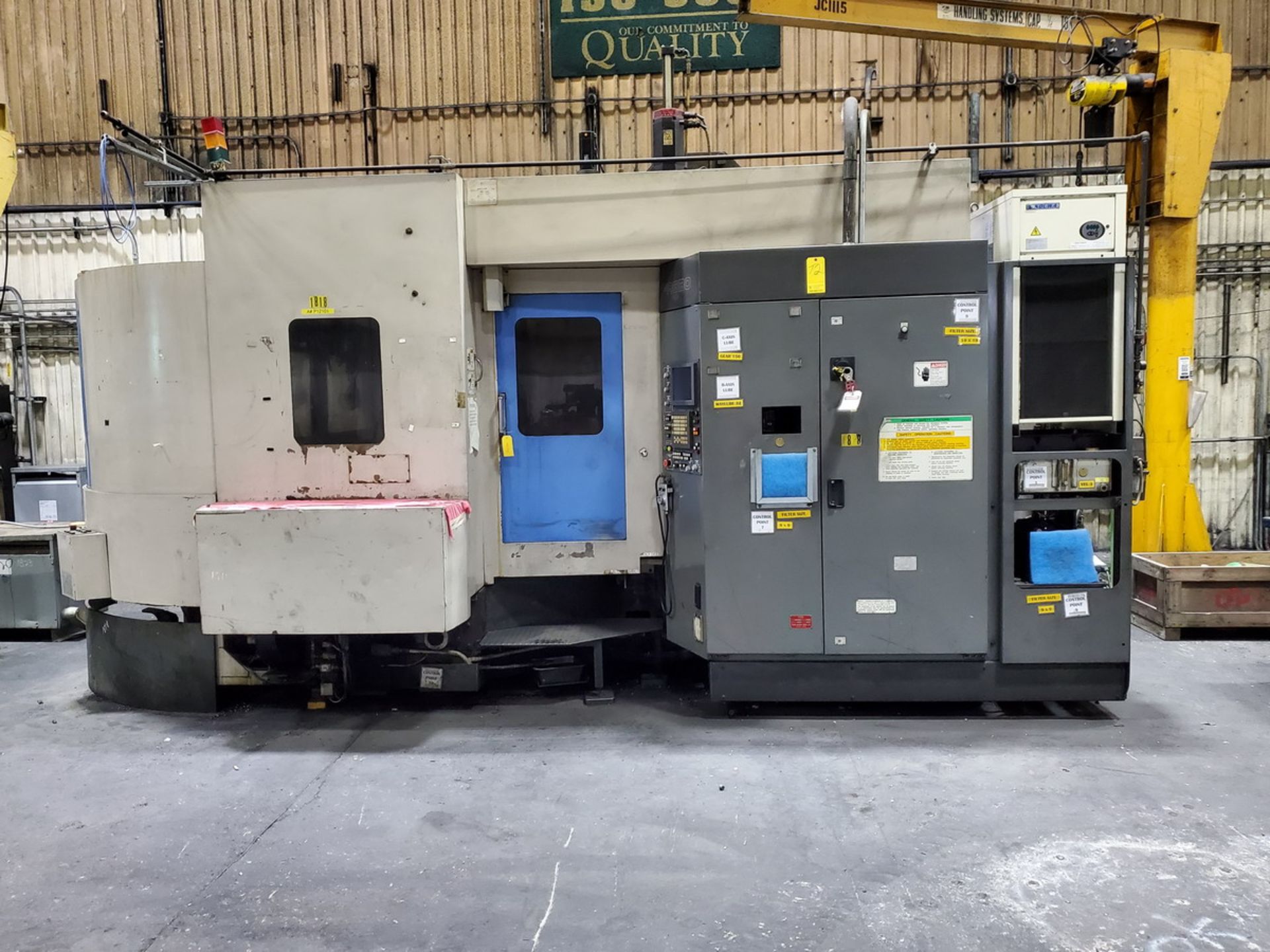 2000 Toyoda FA630 3+2 CNC 200V, 3PH, 60HZ, 75KVA, 40-Tool Station; W/ Toyoda Controller, W/ Turbo - Image 2 of 22