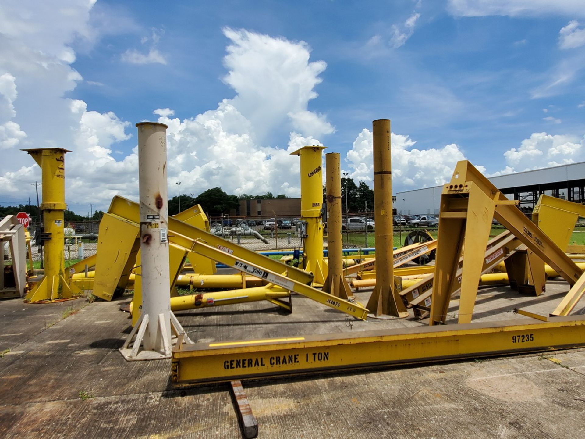 Assorted Jib Cranes Approx. (24), Mfg's: Gaffey, Gorbel, Abell-Howe, General, etc. (Capacity Range; - Image 18 of 31