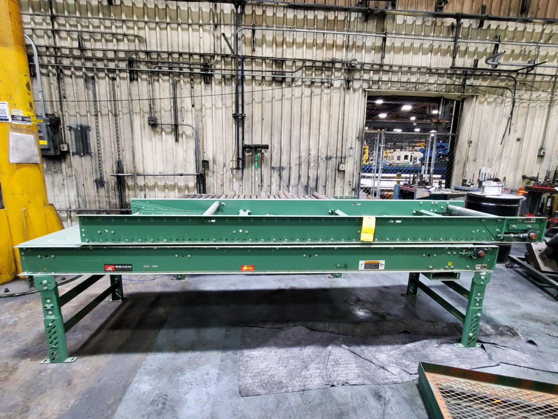 (3) Pieces Of Conveyor (1) 93" x 30" x 33'"H; (1) 10' x 30" x 30"H; (1) 10' x 30"W