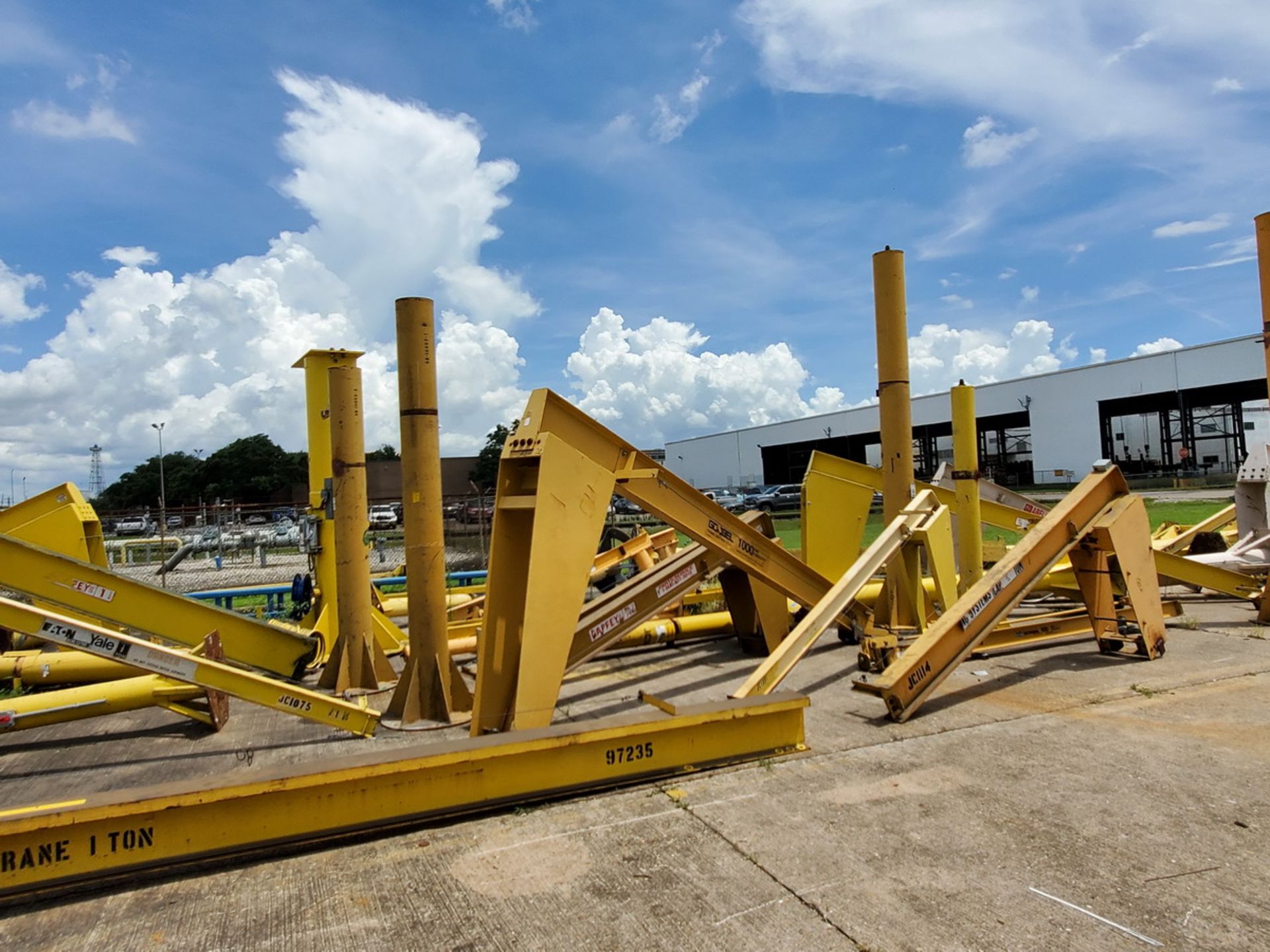 Assorted Jib Cranes Approx. (24), Mfg's: Gaffey, Gorbel, Abell-Howe, General, etc. (Capacity Range; - Image 17 of 31