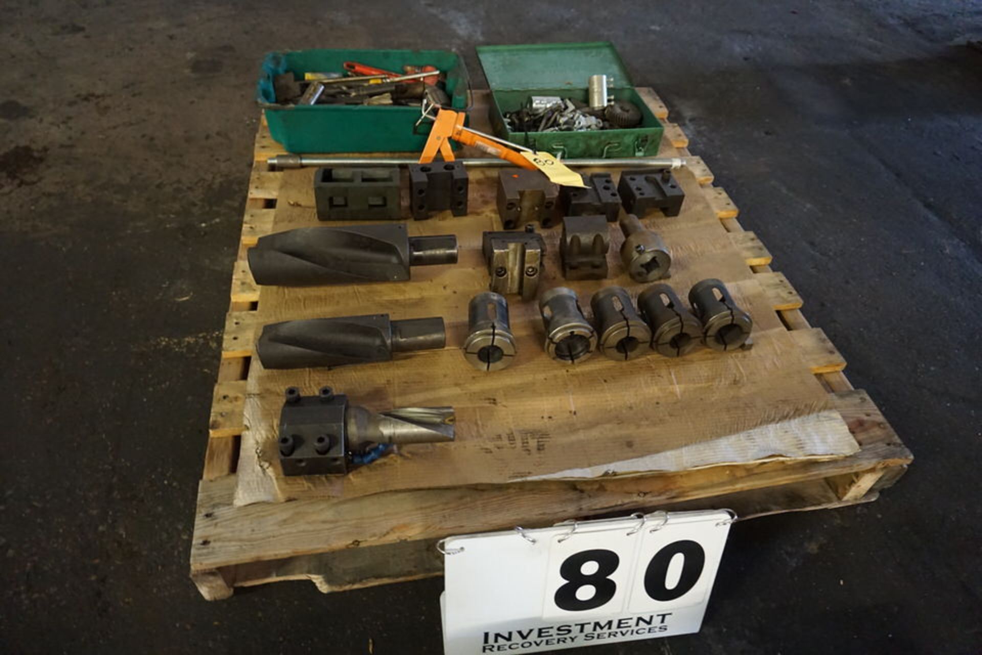 PALLET OF MISC MACHINE TOOLING