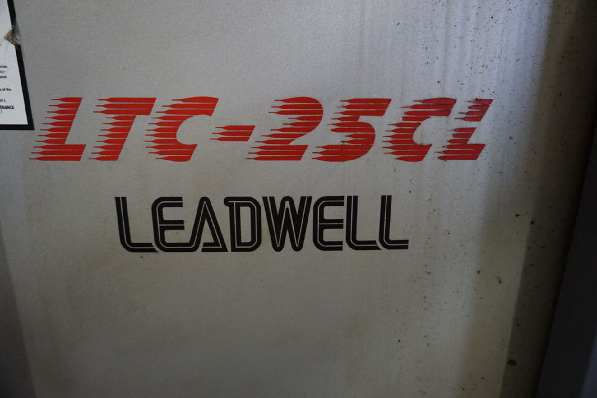 2012 LEADWELL LTC-25CL CNC LATHE, FANUC OI-TD CTRL, 12" 3 JAW CHUCK, 12 POSITION TURRENT, - Image 7 of 17