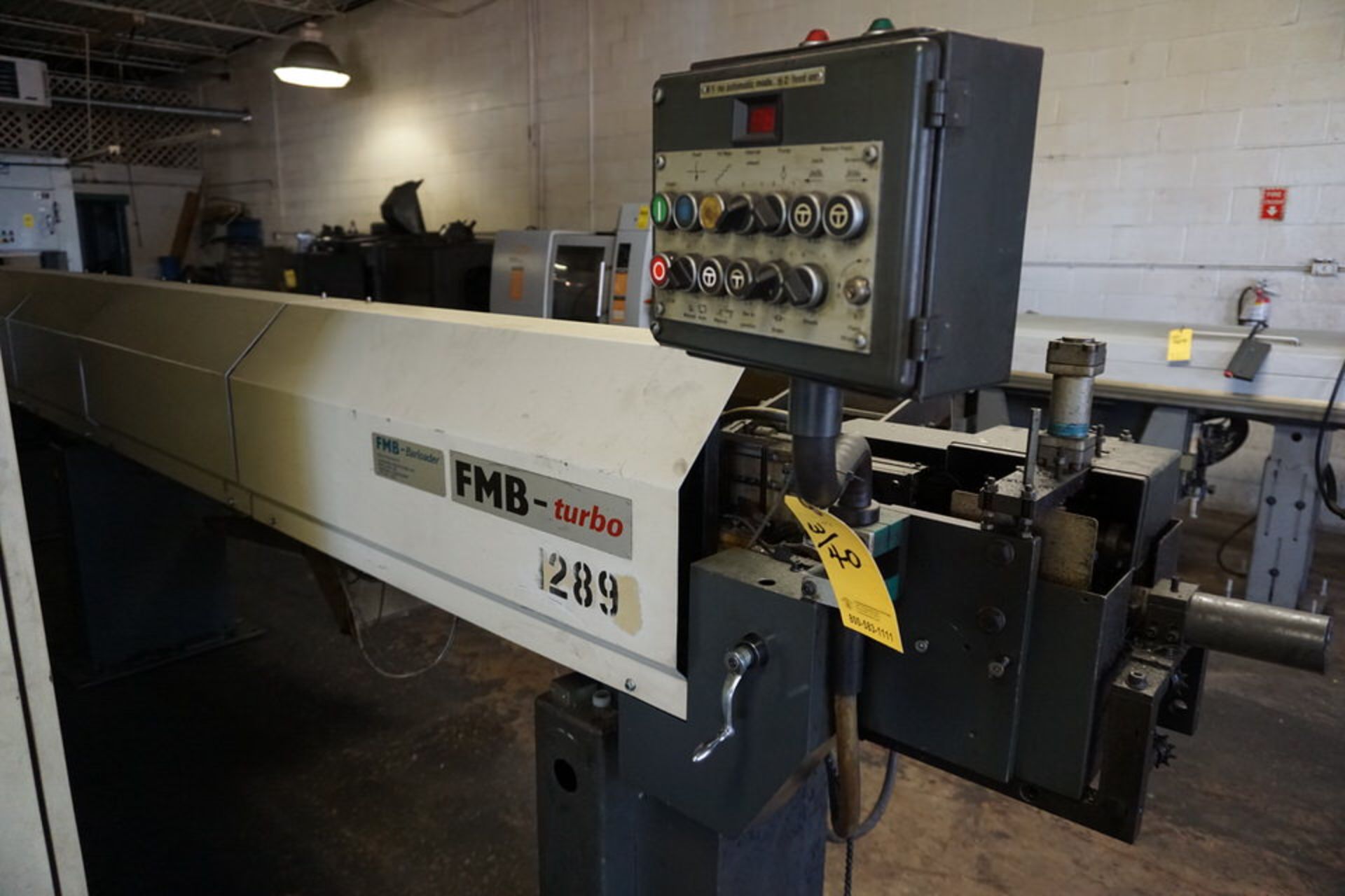 STAR KNC-32 CNC AUTOMATIC LATHE, FMB-TURBO 4000/17 OOLMS BAR FEEDER, FANUC SERIES O-TT CTRL W/ - Image 11 of 15