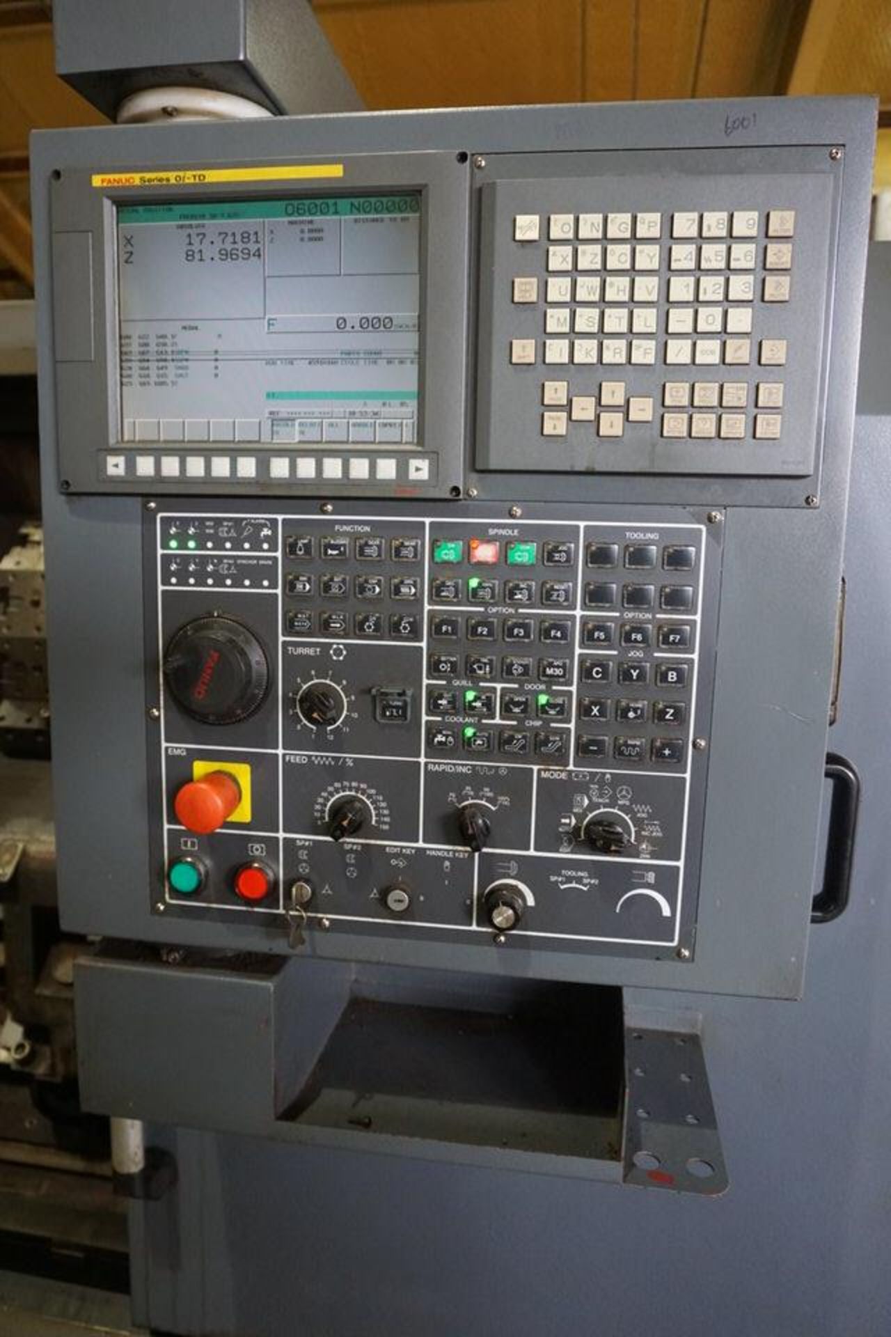 2012 LEADWELL LTC-25CL CNC LATHE, FANUC OI-TD CTRL, 12" 3 JAW CHUCK, 12 POSITION TURRENT, - Image 5 of 17