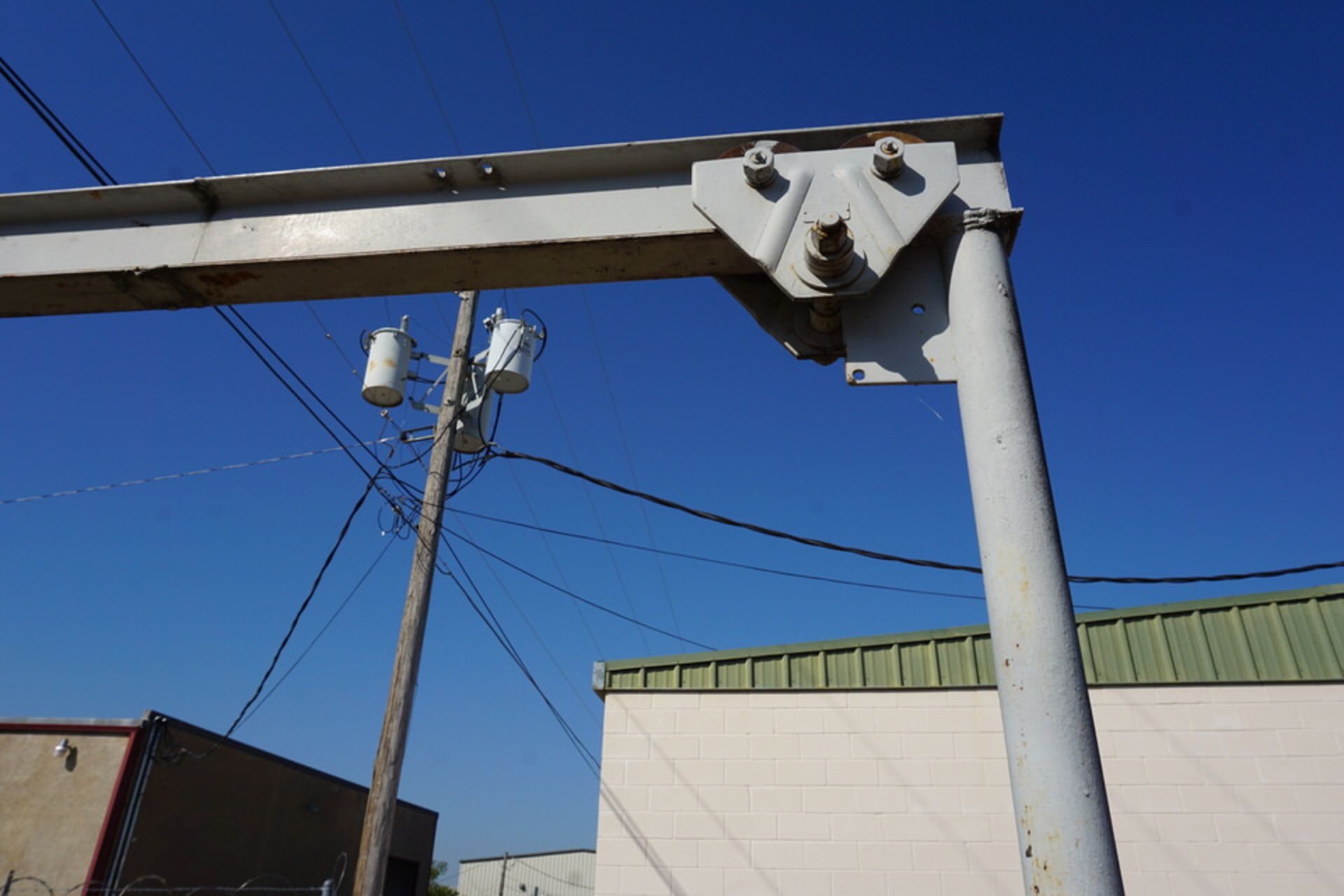 PORTABLE GANTRY FOR HOIST, APPROX 10' W X 8 1/2' TALL NO HOIST - Image 2 of 2