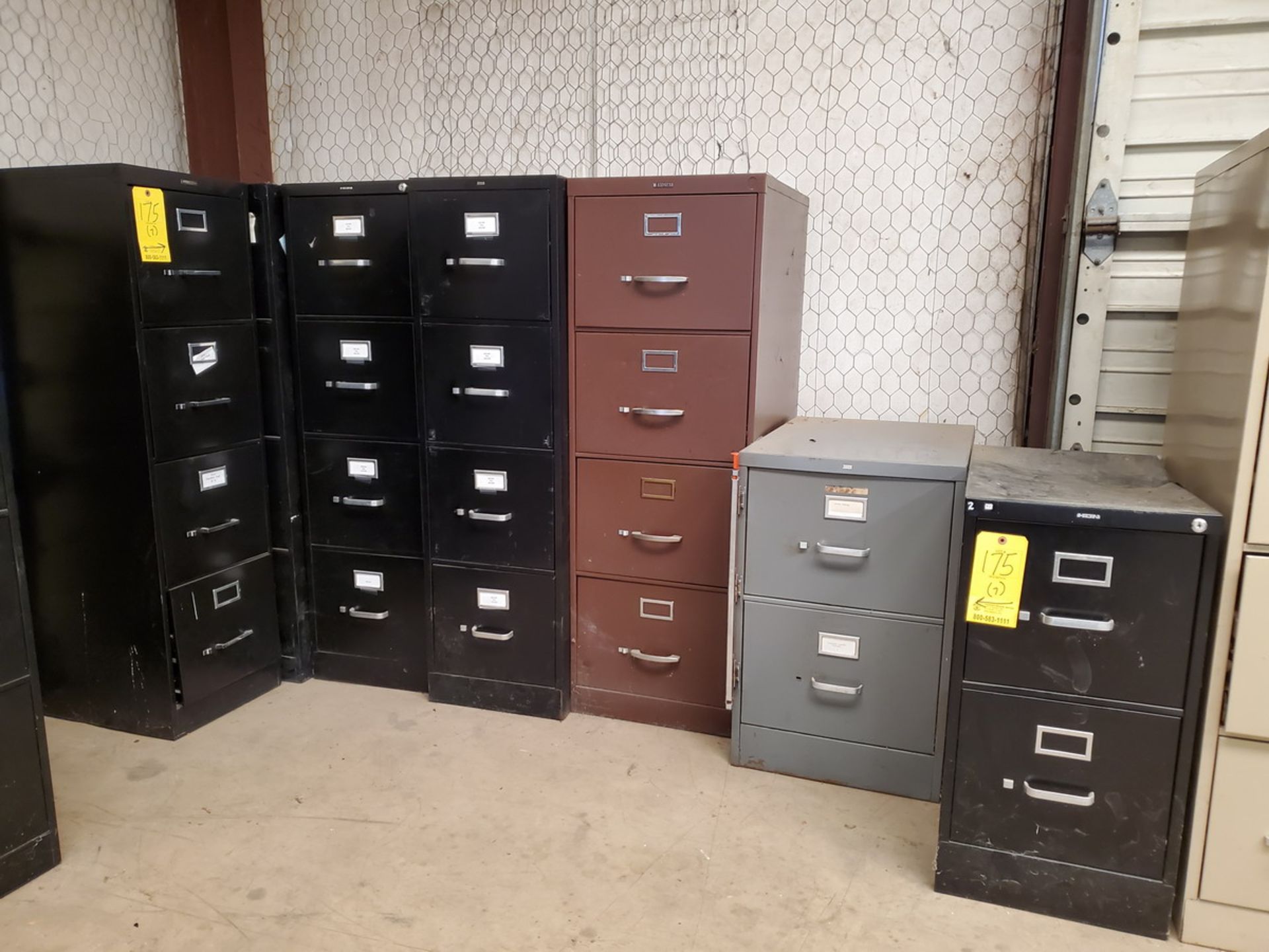 (5) 4-Drawer Vertical File Cabinet W/ (2) 2-Drawer File Cabinets (Bldg. B) - Image 3 of 3