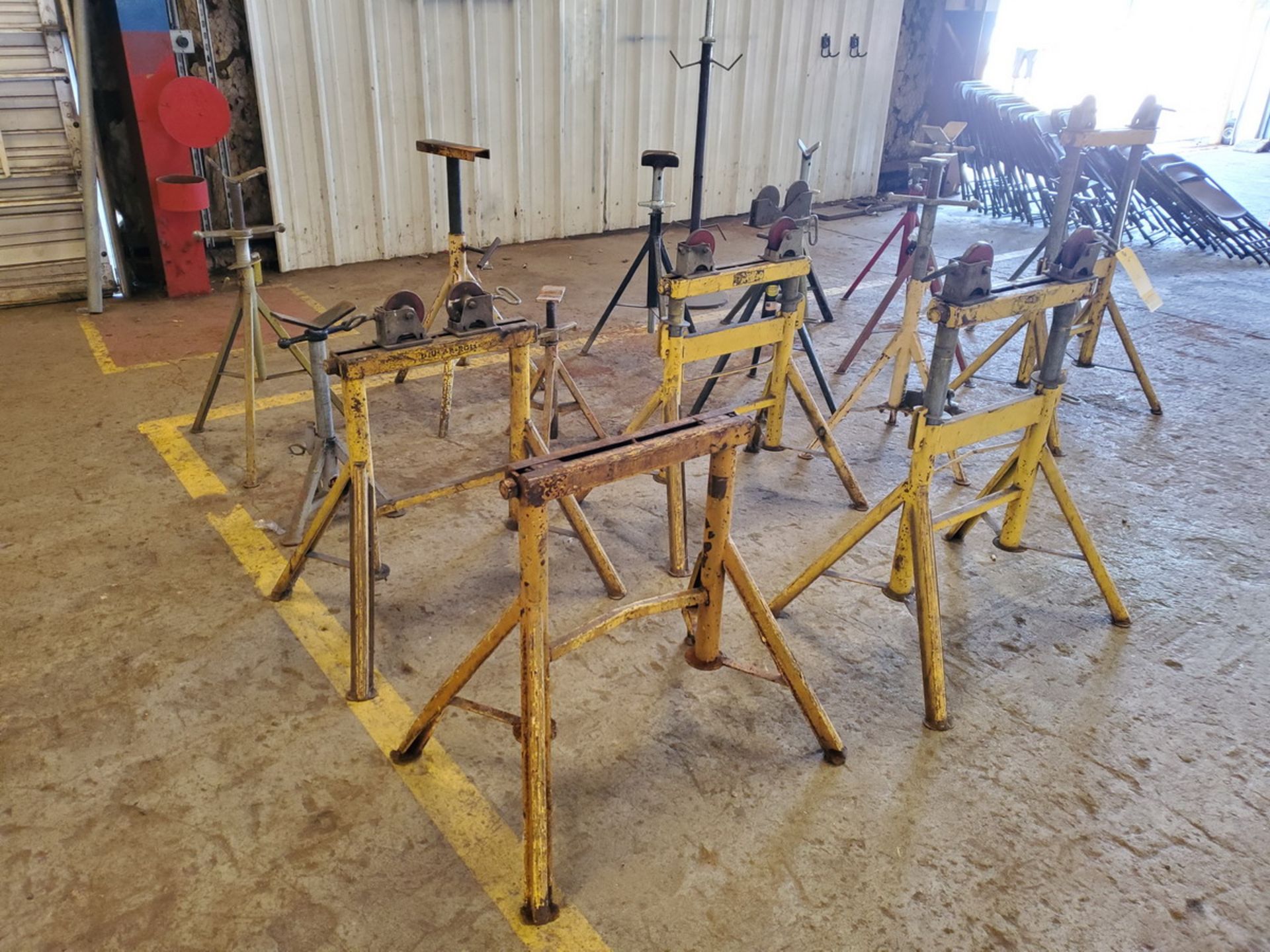 Assorted Pipe Stands & Pipe Rollers (Location: Bldg C) - Image 2 of 3