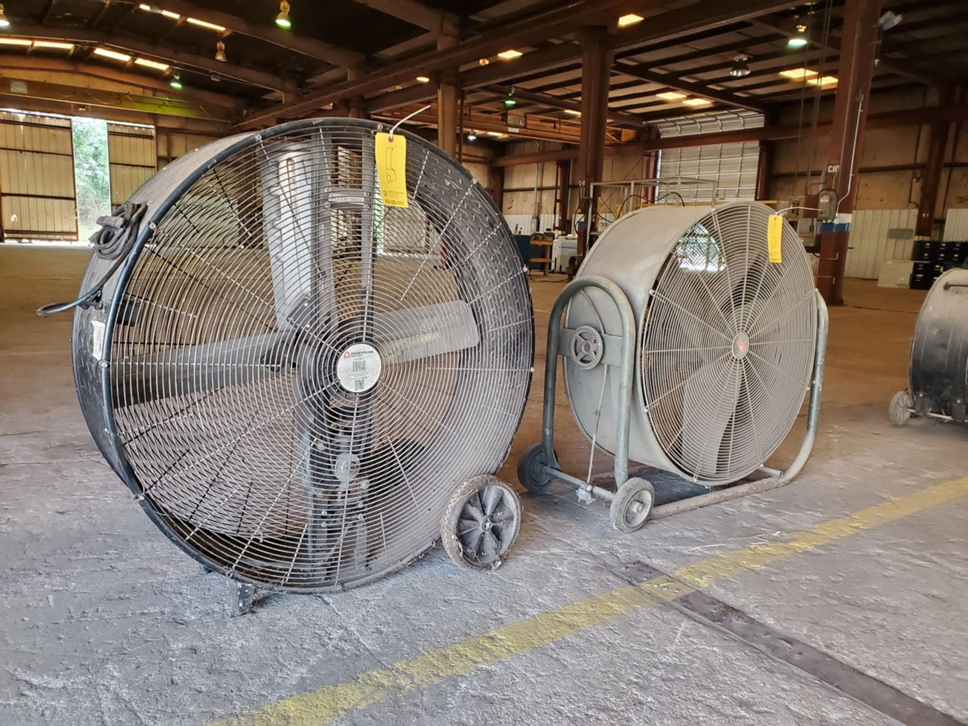 (2) Drum Fans (1) 42" ; (1) 36" (Location: Bldg C) - Image 2 of 2