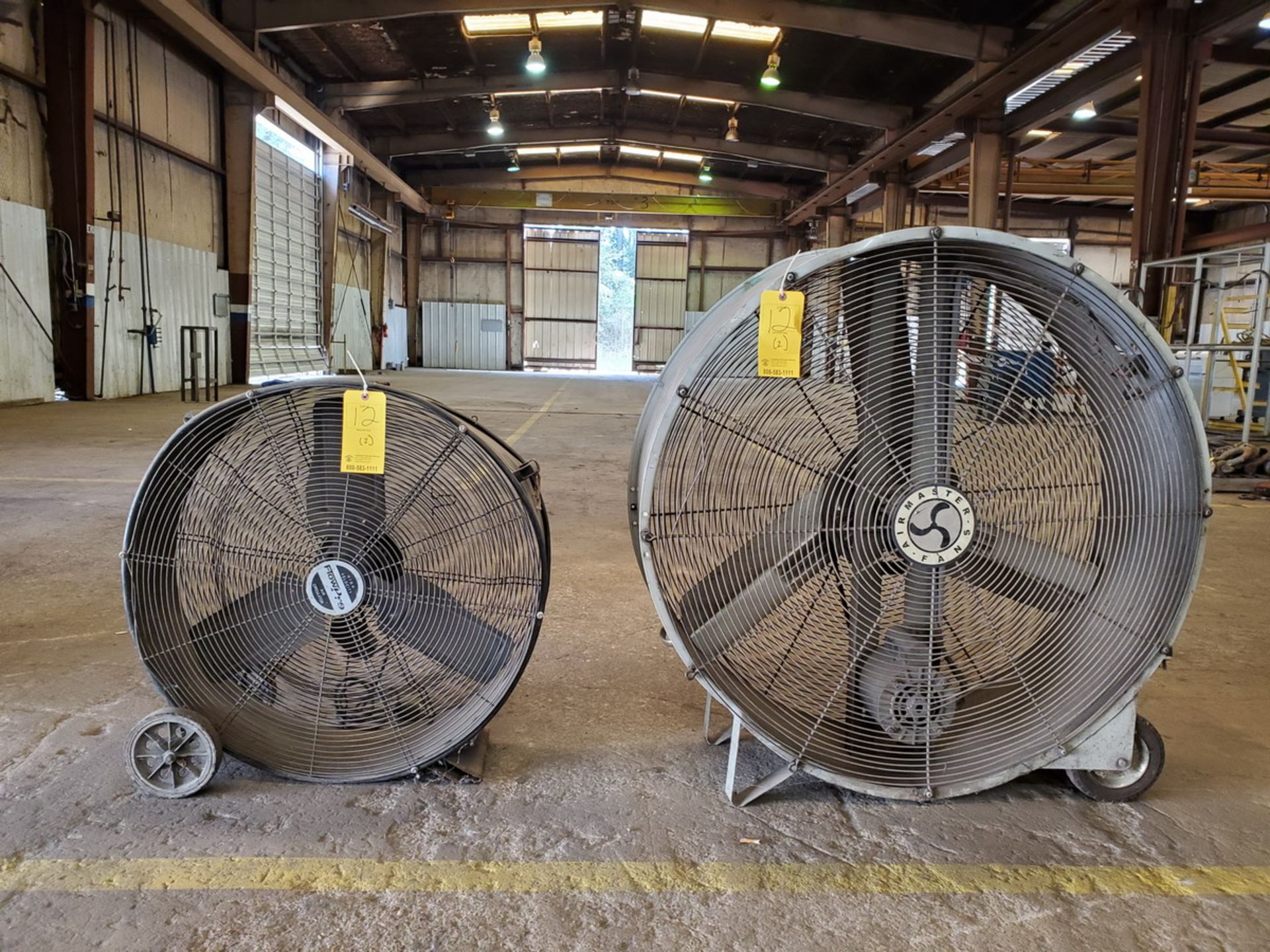 (2) Drum Fans (1) 42" ; (1) 32" (Location: Bldg C)