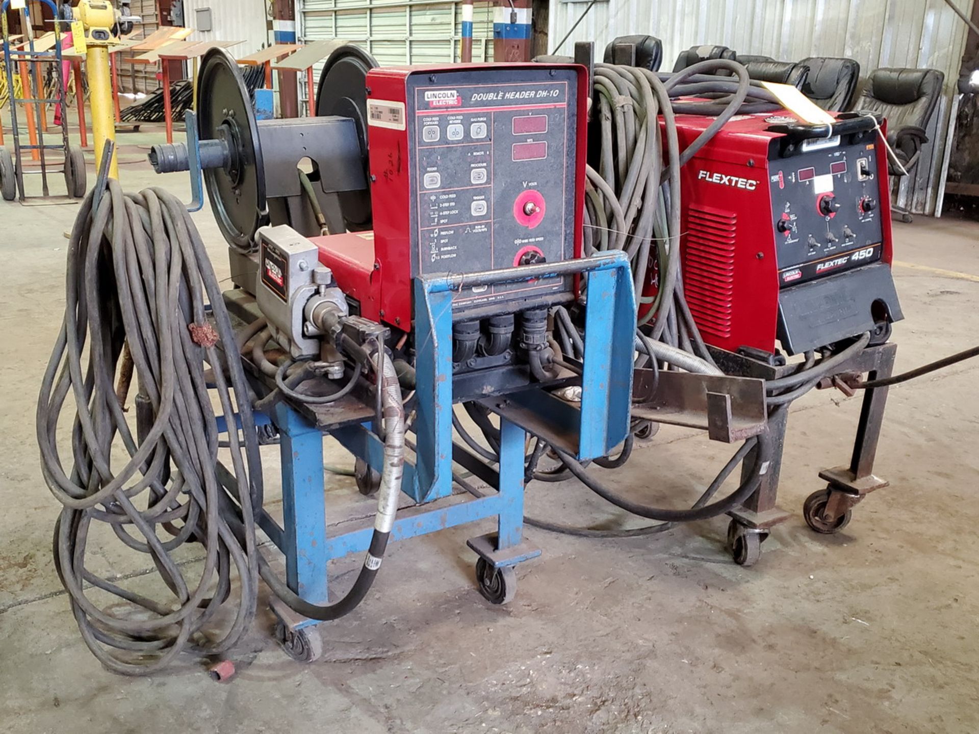 LE Flextec 450 Multi-Processing Welder 380/460/575V, 450A, 3PH, 50/60HZ; W/ DH-10 Wire Feeder ( - Image 3 of 6