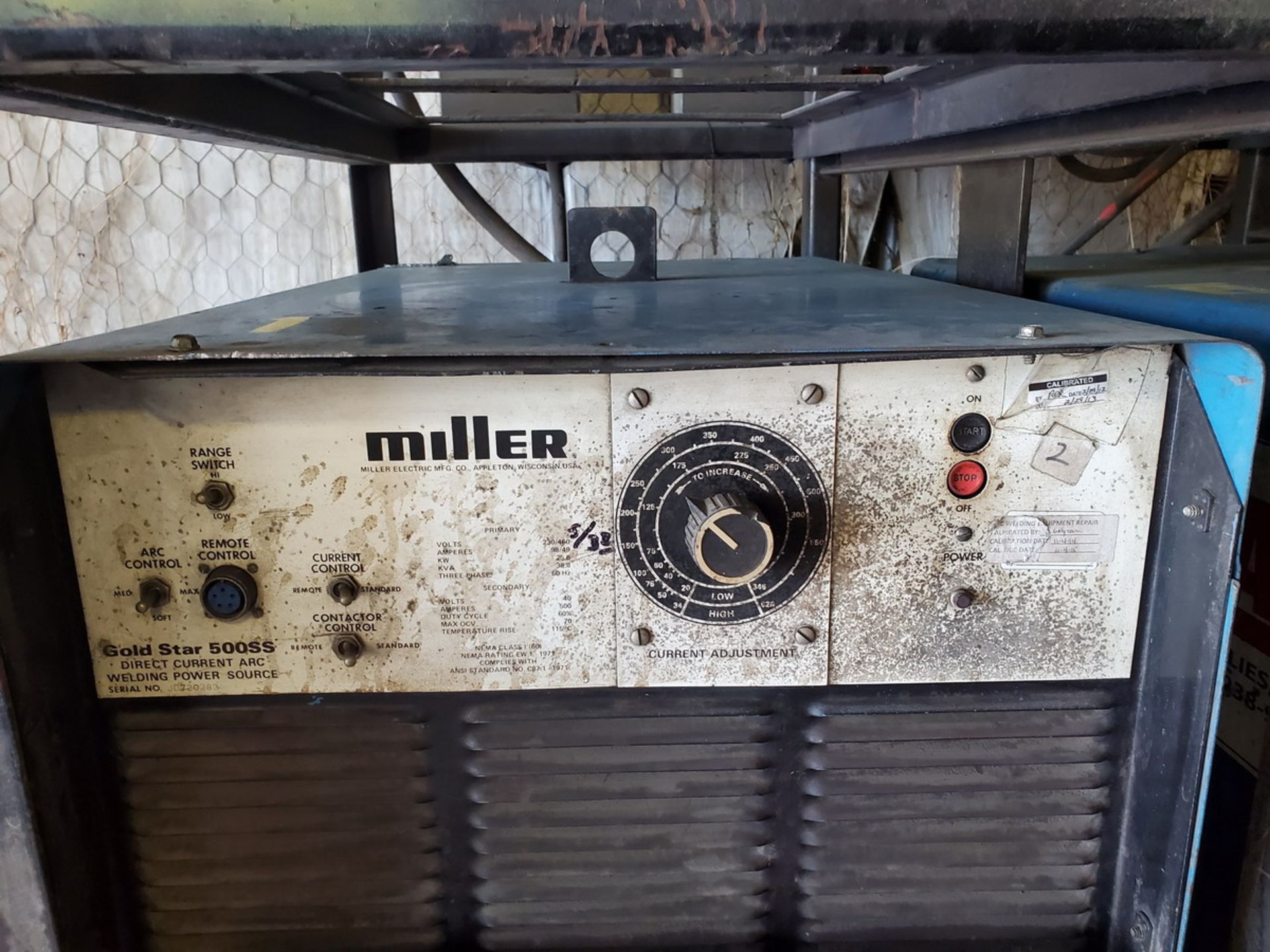 Miller Dimension 652 Multi-Processing Welder 230/ 460/575V, 3PH, 60HZ, 34.8KW; W/ Miller Goldstar - Image 3 of 13