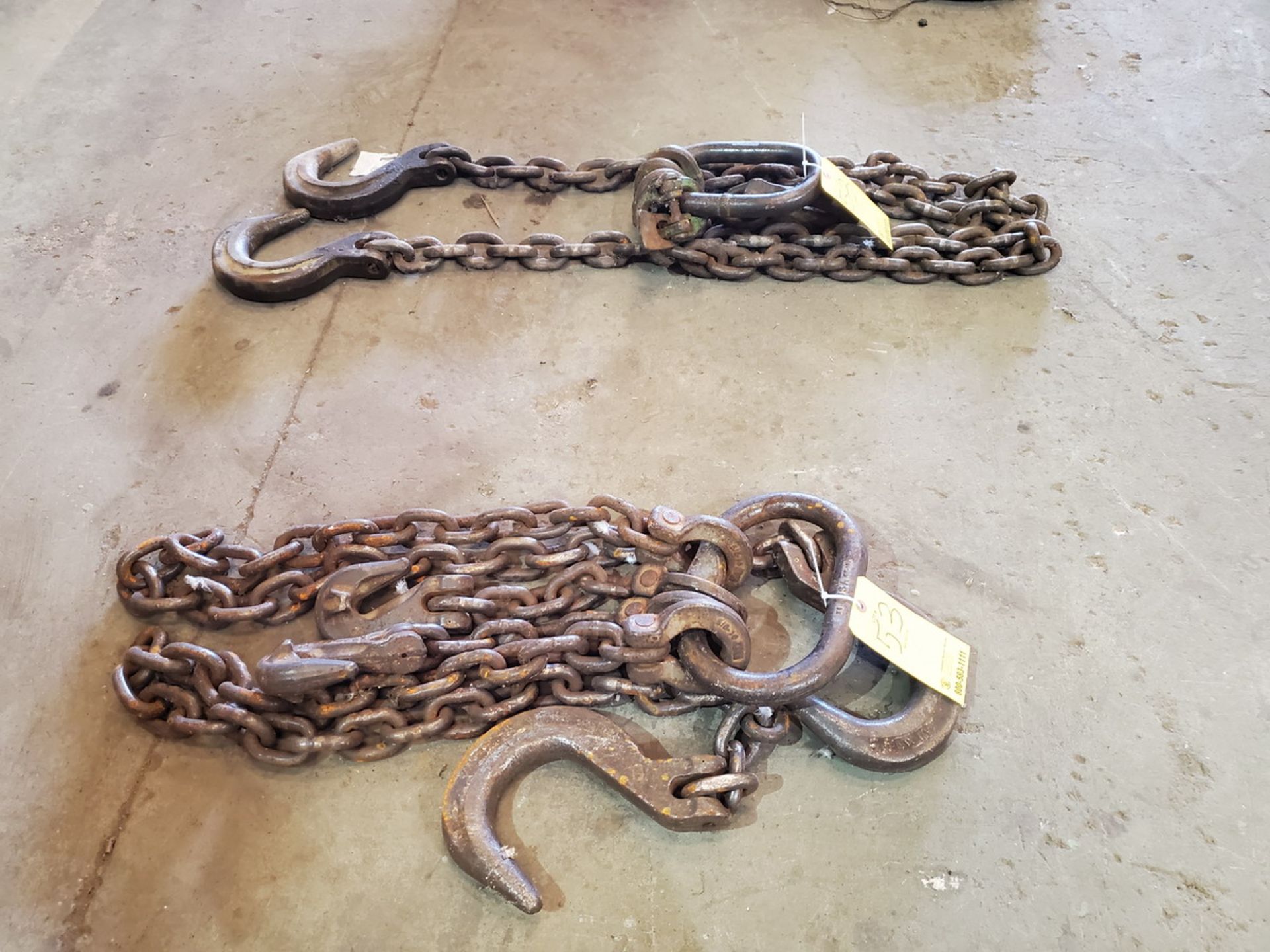 (2) Grab Hook Chains W/ Quick Links (Building D) - Image 3 of 3