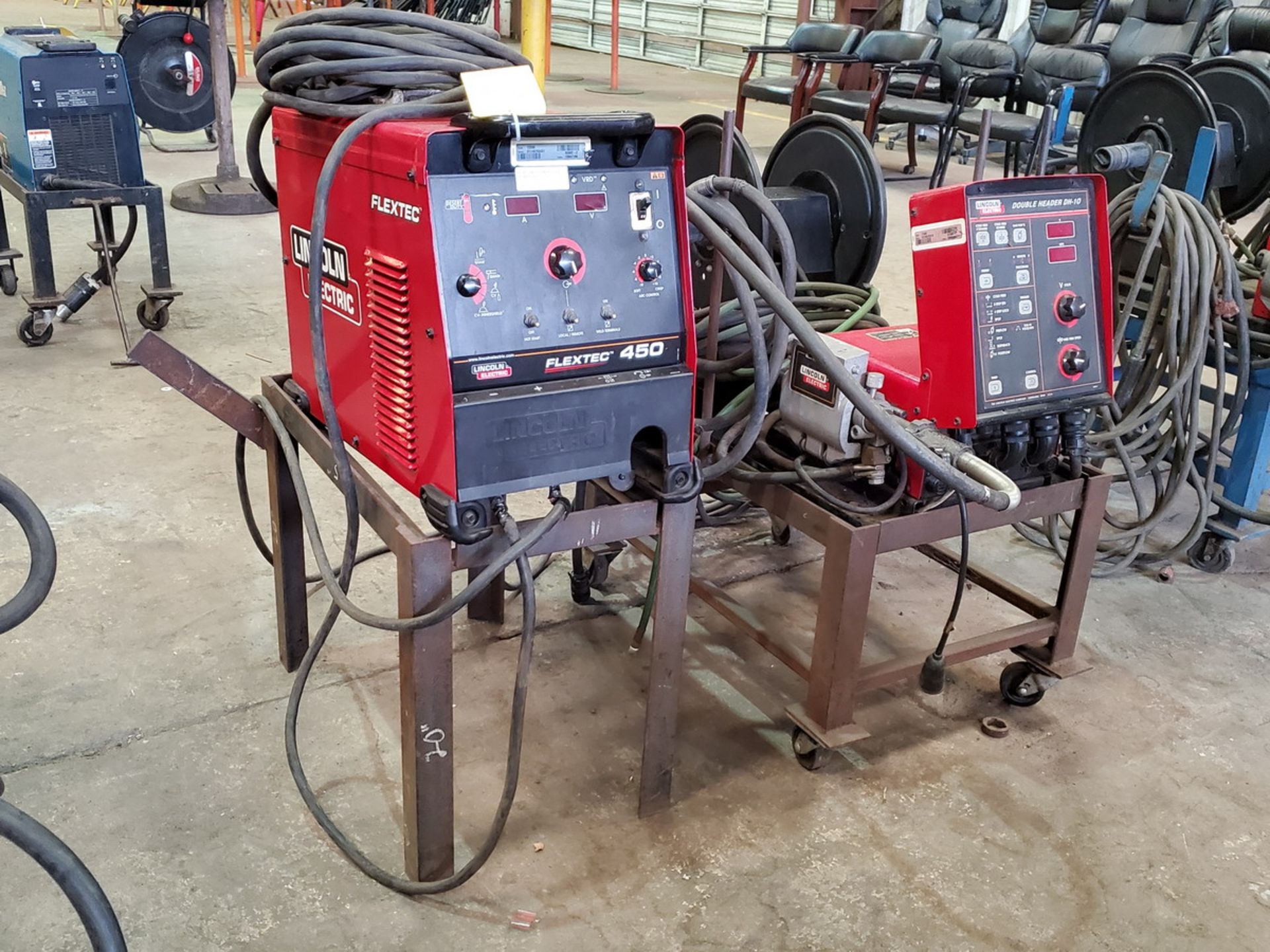 LE Flextec 450 Multi-Processing Welder 380/460/575V, 450A, 3PH, 50/60HZ; W/ DH-10 Wire Feeder ( - Image 3 of 6