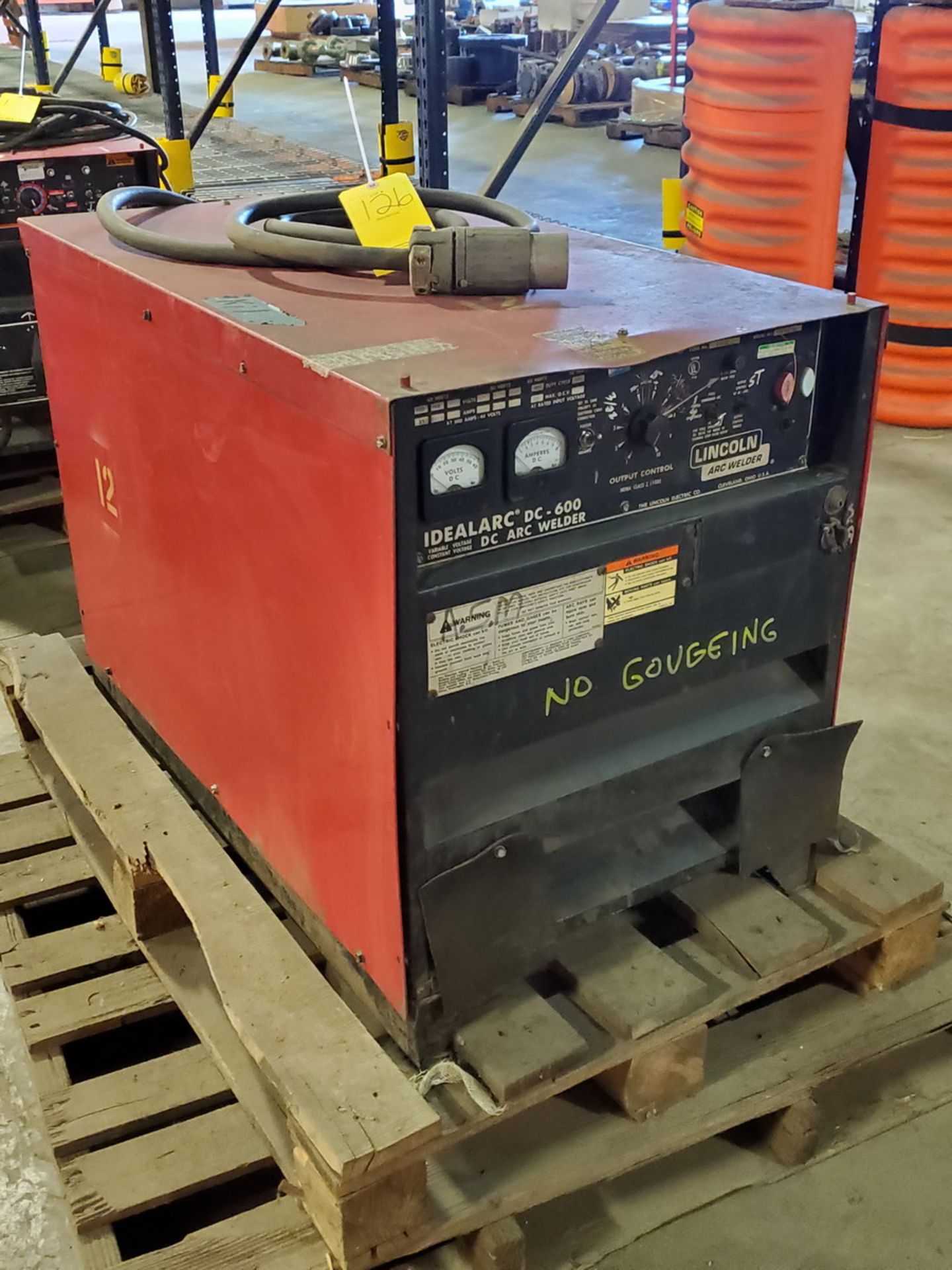 LE Idealarc DC-600 Arc Welder 230/460V, 600A, 3PH, 50/60HZ (Bldg. B) - Image 2 of 6