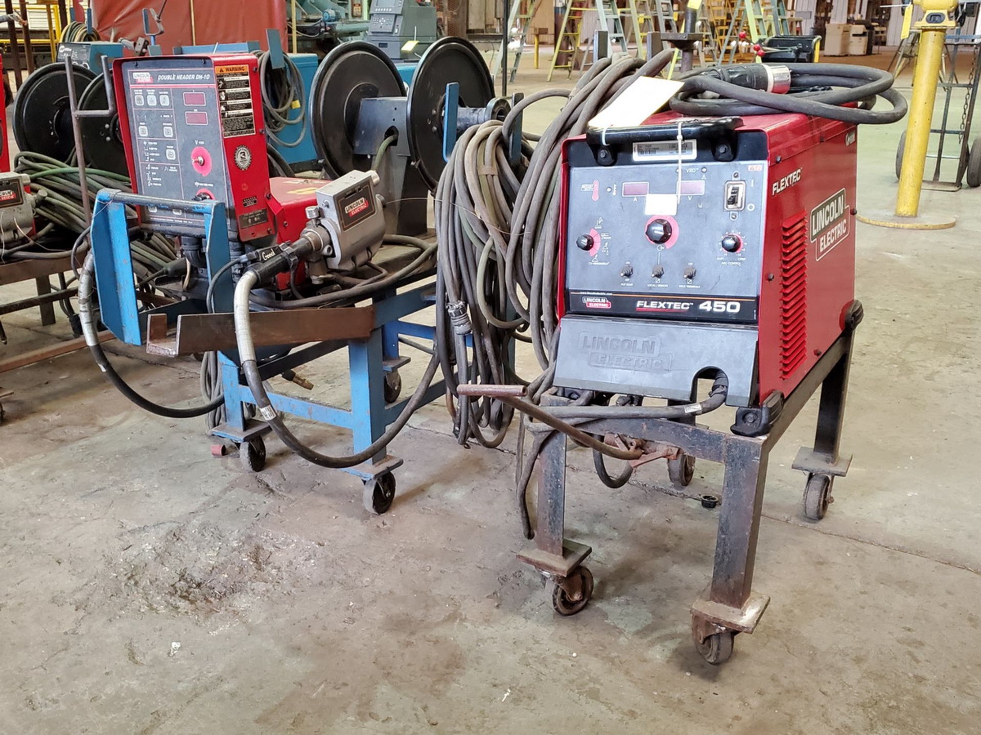 LE Flextec 450 Multi-Processing Welder 380/460/575V, 450A, 3PH, 50/60HZ; W/ DH-10 Wire Feeder ( - Image 2 of 6