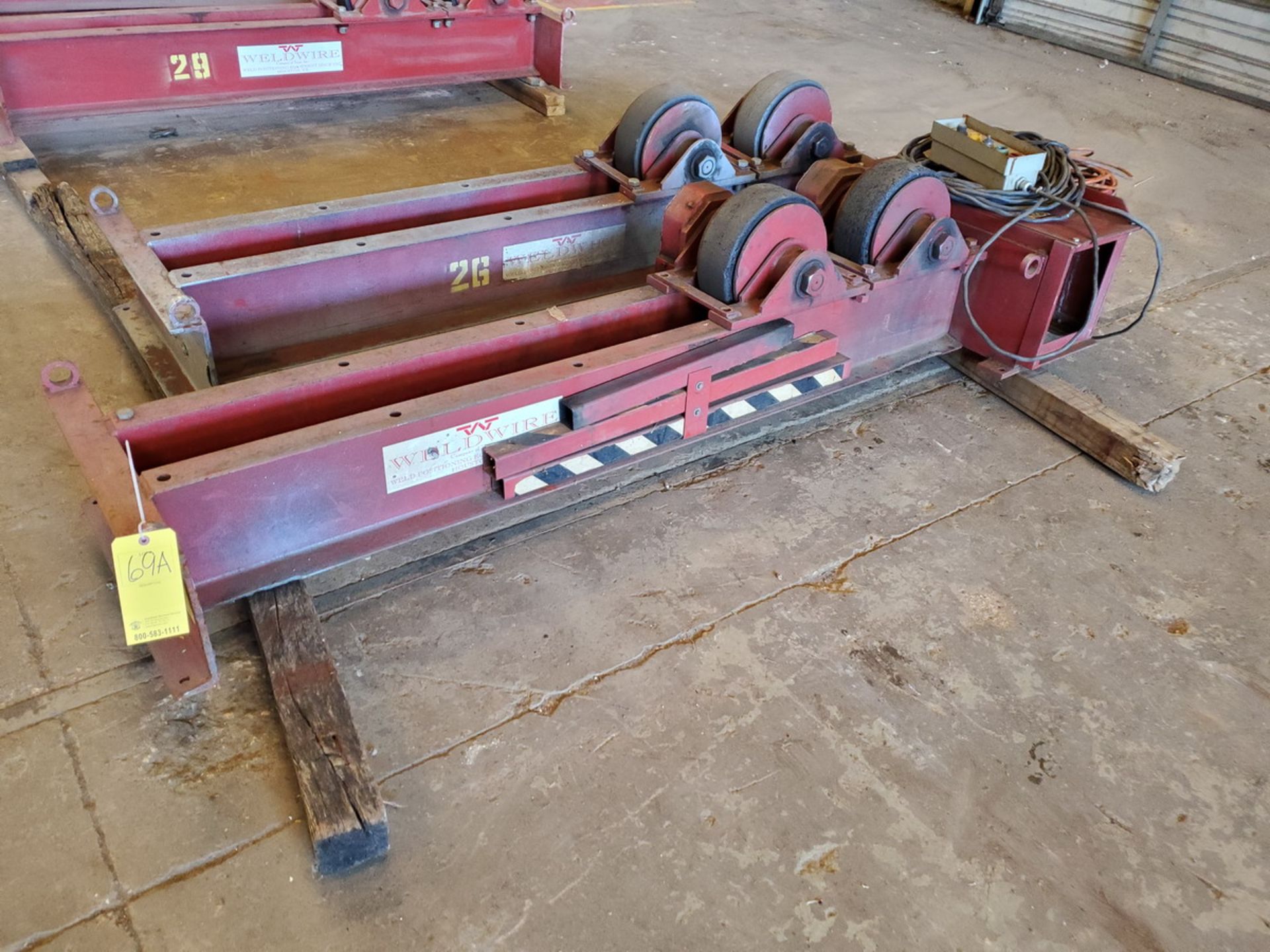 Weldwire WWRD-10 Turning Rolls 10K Cap., 110V (Building D)