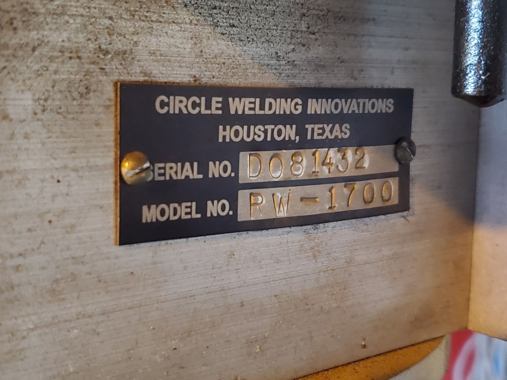 Innovations RW-1700 Circle Welder W/ LN-7 Controller, DC Volts: 0-50, 0-500 DC Amp (Bldg. B) - Image 12 of 12