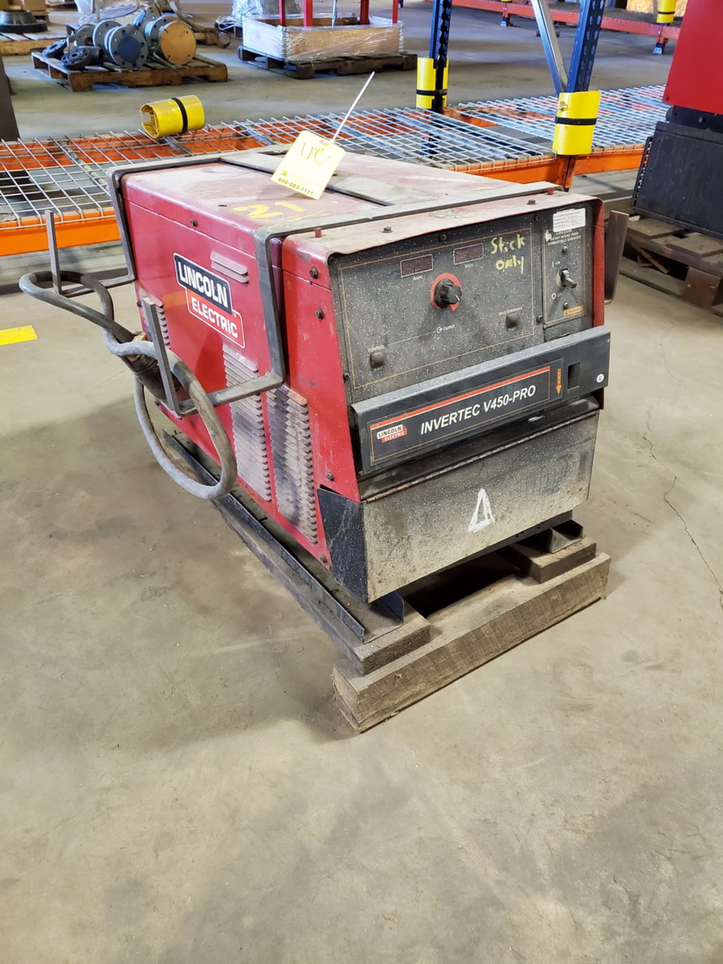 LE Invertec V450-Pro Multi-Processing Welder 208/230/460/575V, 50/60HZ, 3PH, 570A; W/ DH-10 Wire