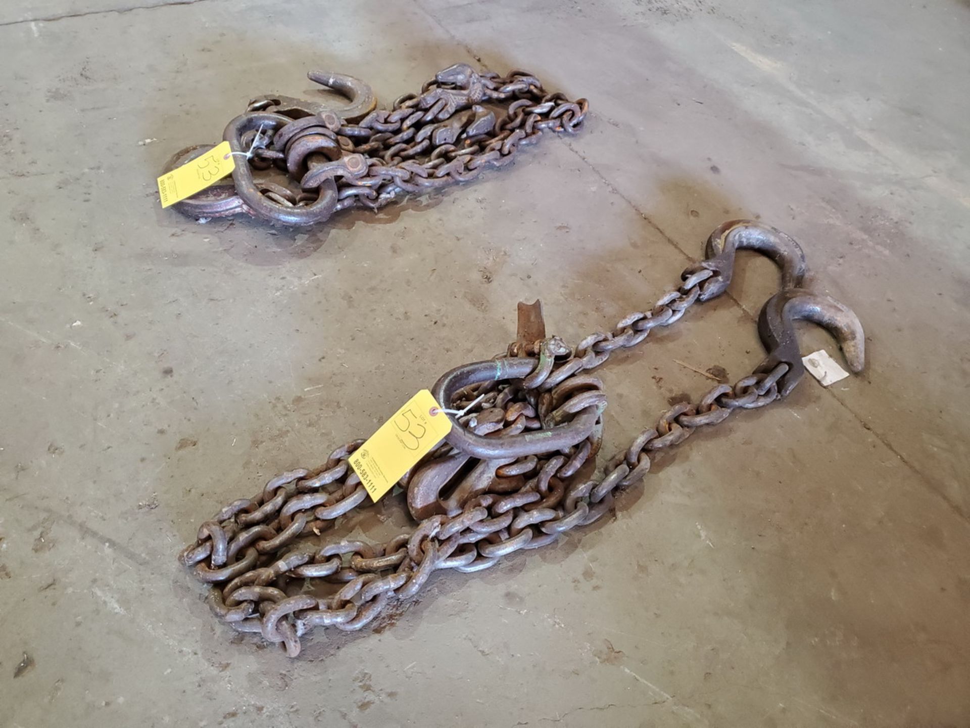 (2) Grab Hook Chains W/ Quick Links (Building D) - Image 2 of 3