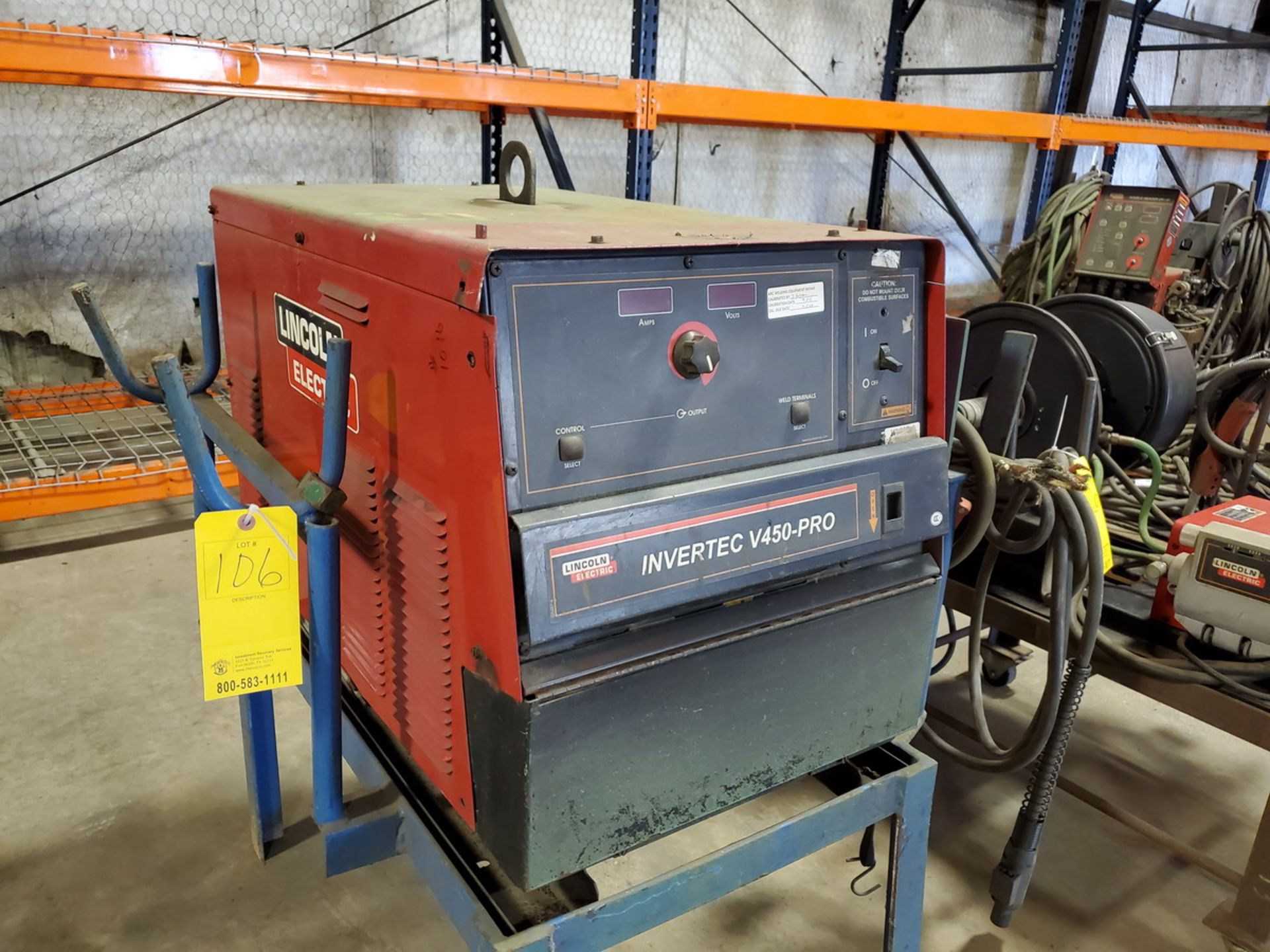 LE Invertec V450-Pro Multi-Processing Welder 208/230/460/575V, 50/60HZ, 3PH, 570A; W/ DH-10 Wire - Image 3 of 7