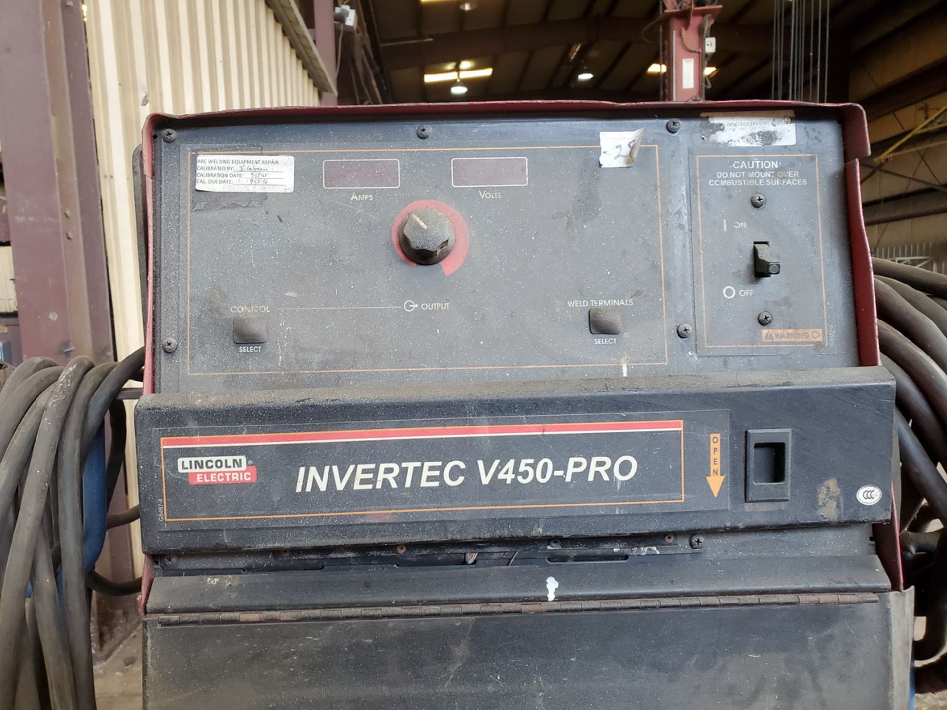 LE Invertec V450-Pro Multi-Processing Welder 208/230/460/575V, 50/60HZ, 3PH, 570A; W/ DH-10 Wire - Image 3 of 4