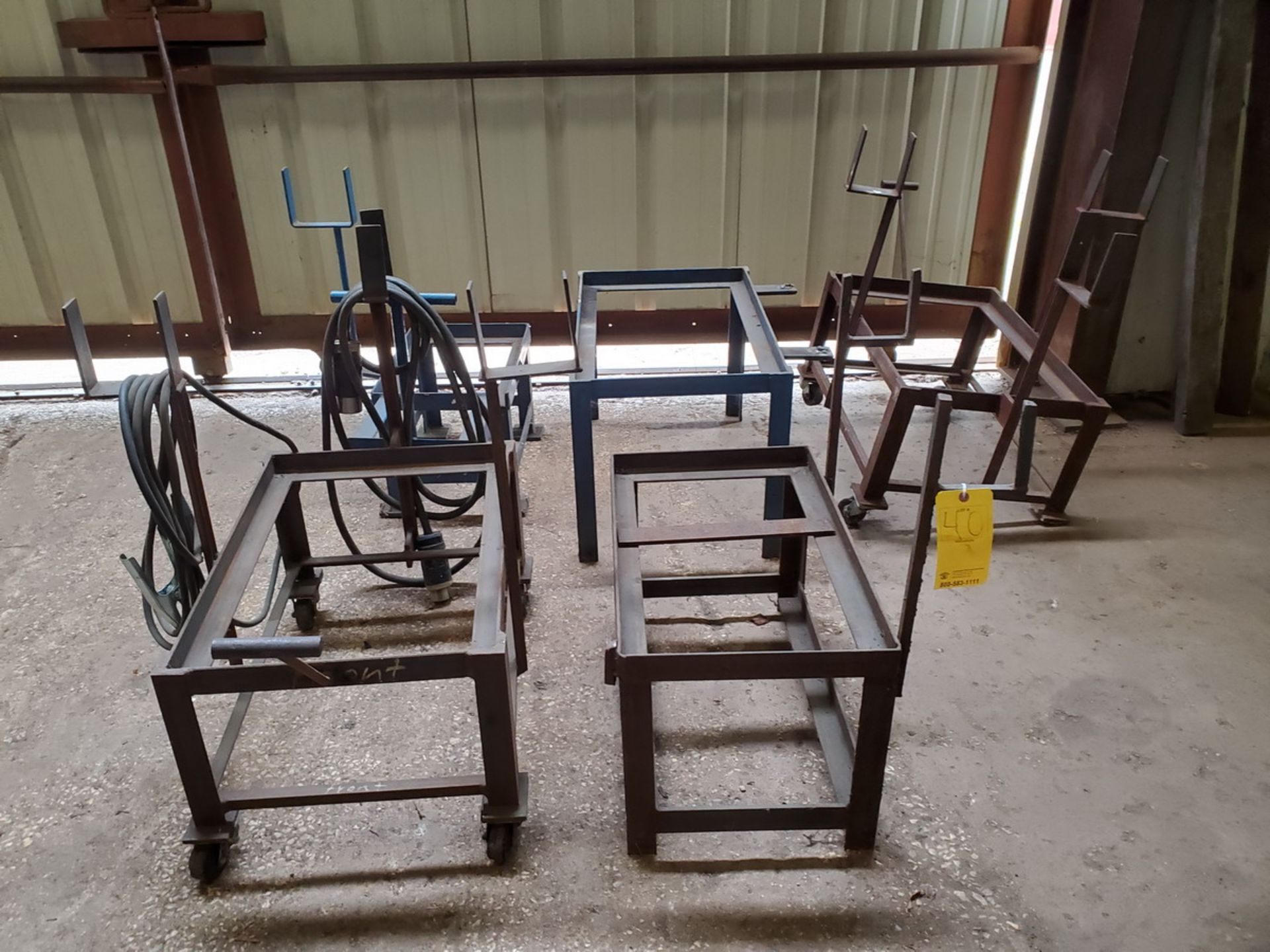 Assorted Stl Welding Carts (Location: Bldg C)