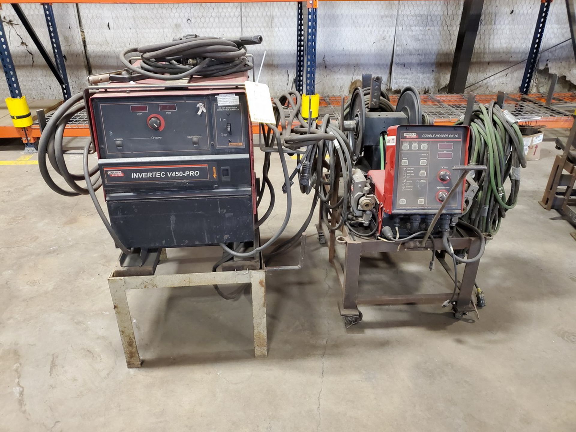 LE Invertec V450-Pro Multi-Processing Welder 208/230/460/575V, 50/60HZ, 3PH, 570A; W/ DH-10 Wire