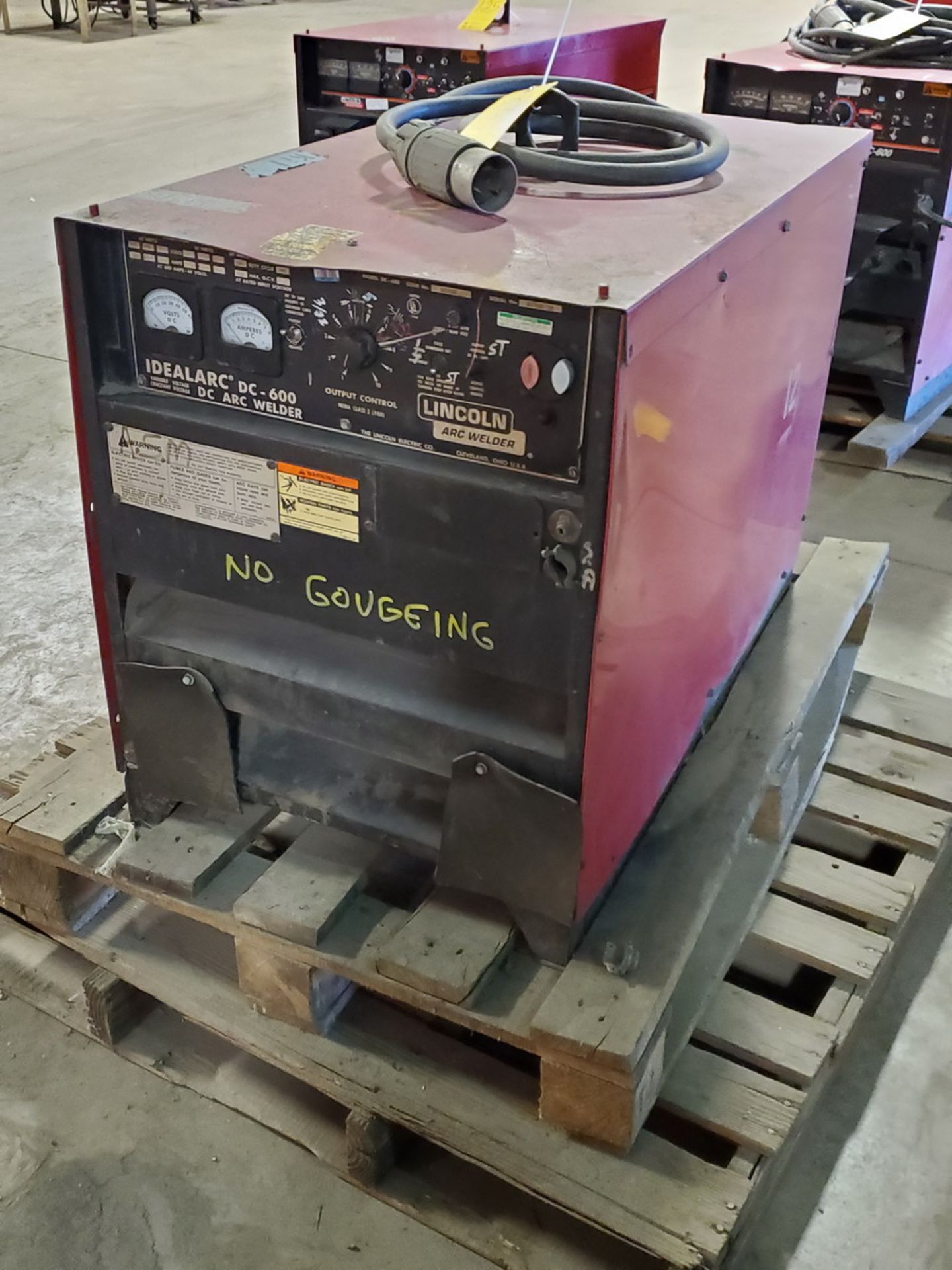 LE Idealarc DC-600 Arc Welder 230/460V, 600A, 3PH, 50/60HZ (Bldg. B) - Image 3 of 6