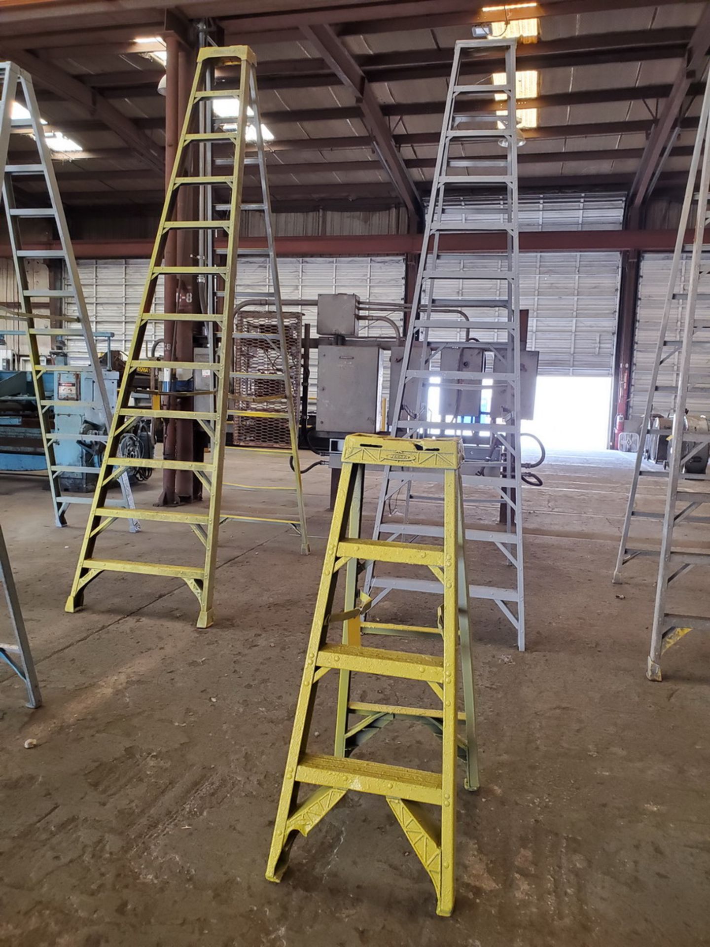 Werner Step Ladders (1) 12' ; (1) 4' (Location: Bldg C)