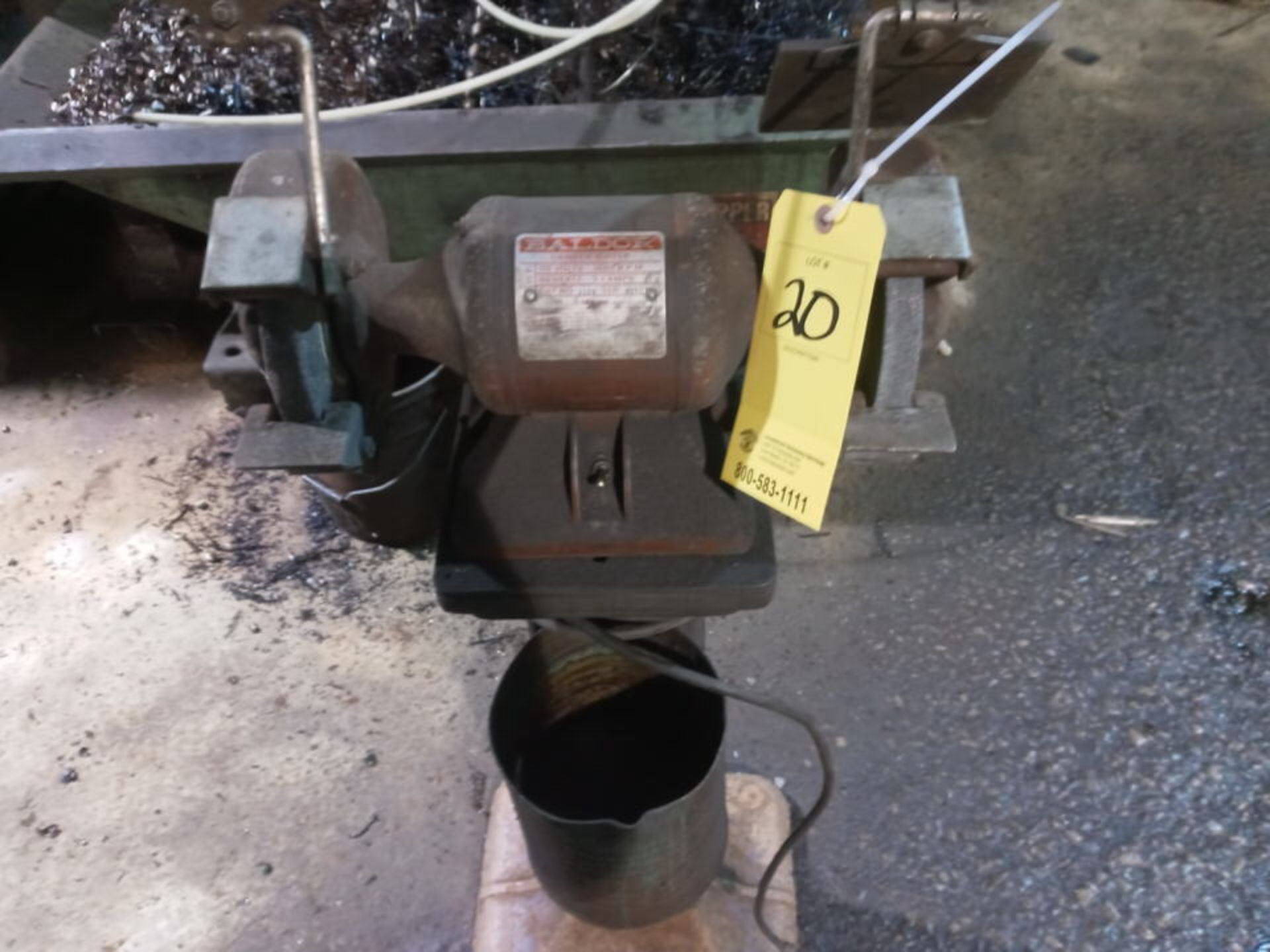 BALDOR GRINDER AND BUFFER 8 IN