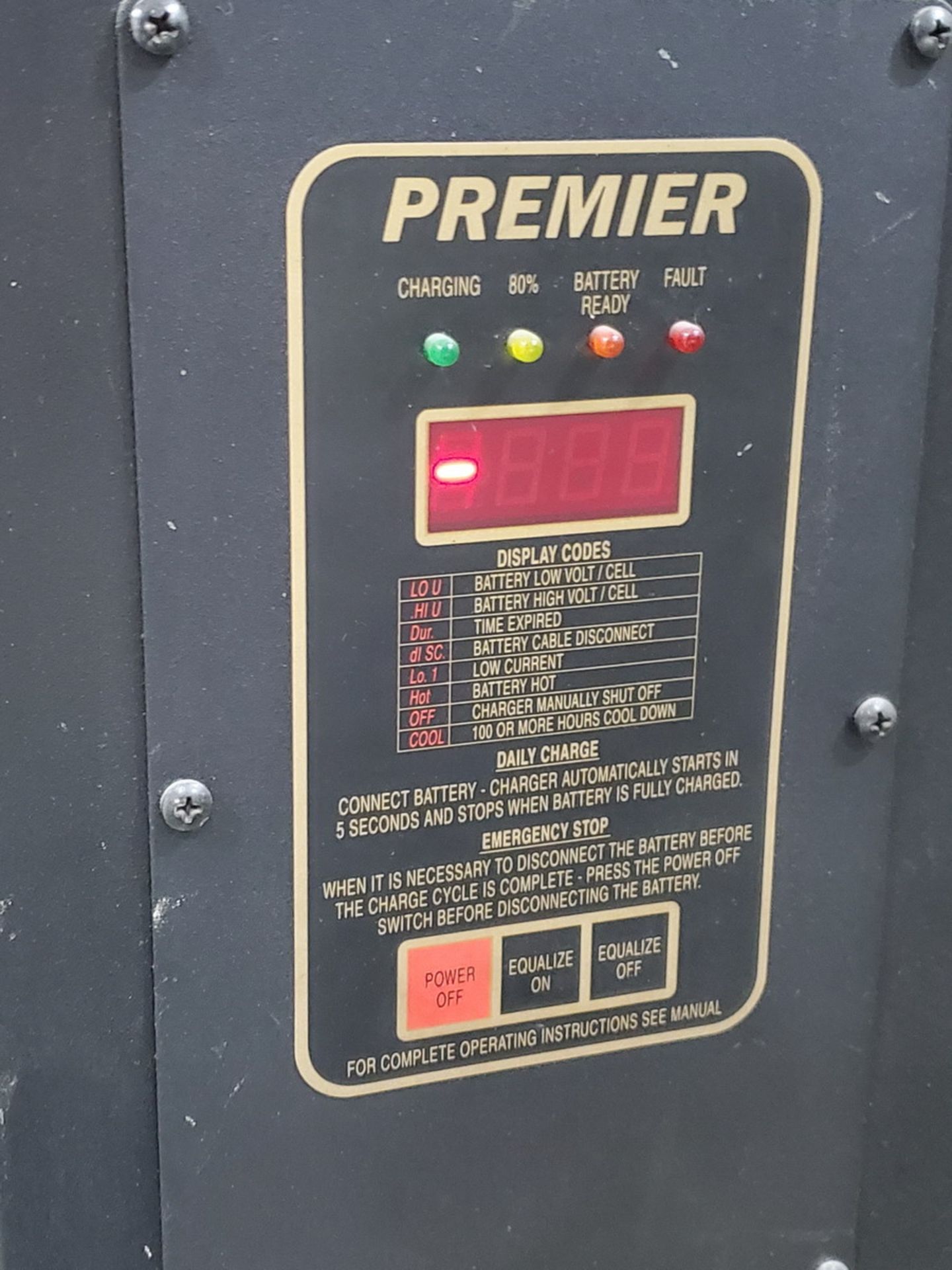 Yale ERP040THN36TV094 Ele Forklift 2-Stage Mast, 4K Cap.; W/ Battery Charger (Ignore 305 Tag on - Image 11 of 11