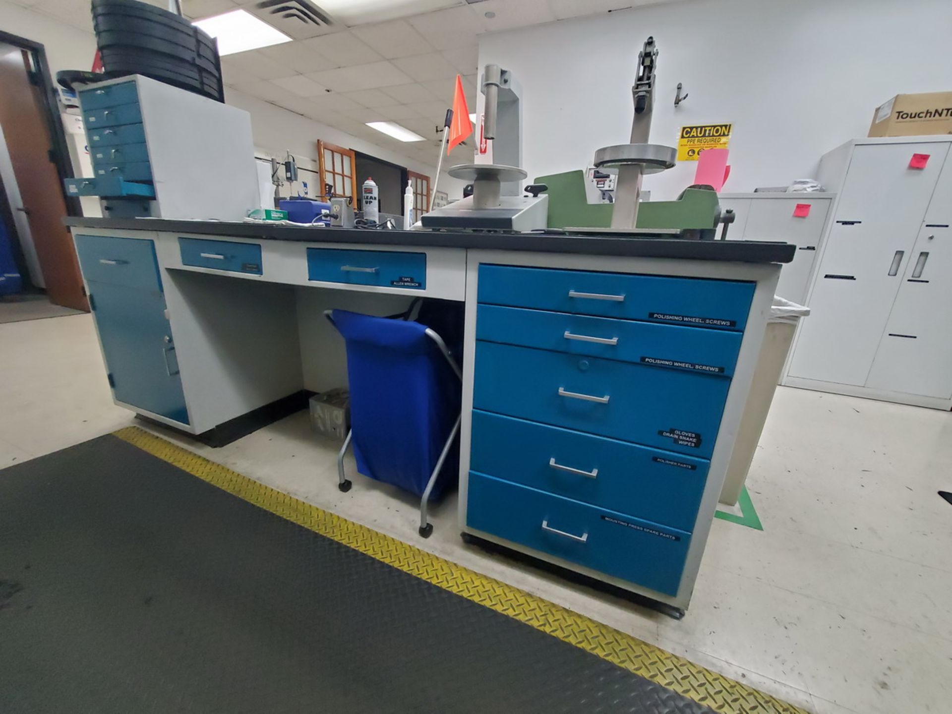 Lab Table 12-Drawers, 5-Doors (Contents Excluded) - Image 2 of 3