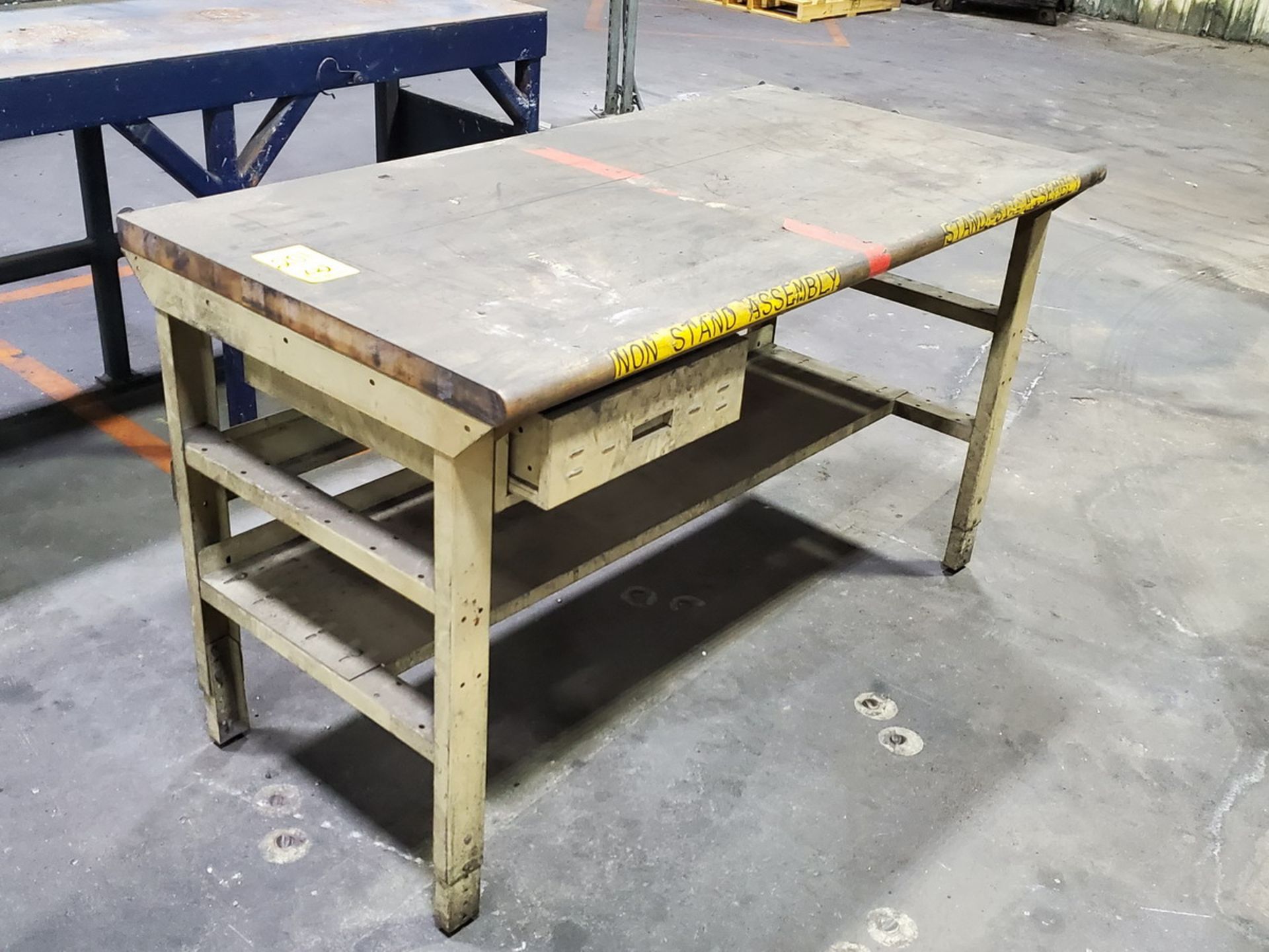 (2) Workbenches (1) 72" x 30" x 55-1/2"H; (1) 60" x 30" x 35"H - Image 3 of 5
