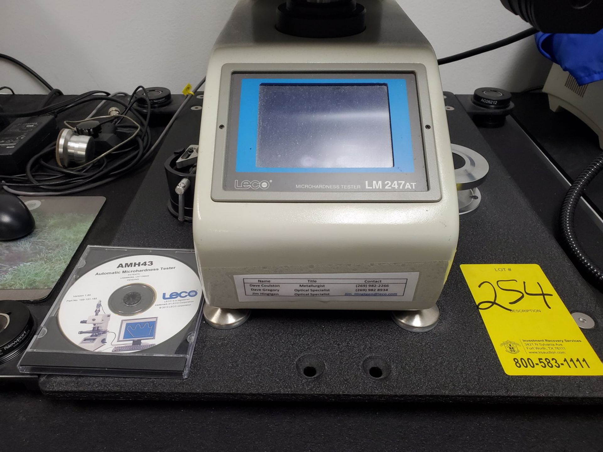 Leco LM247AT Hardness Tester W/ Disc - Image 4 of 8