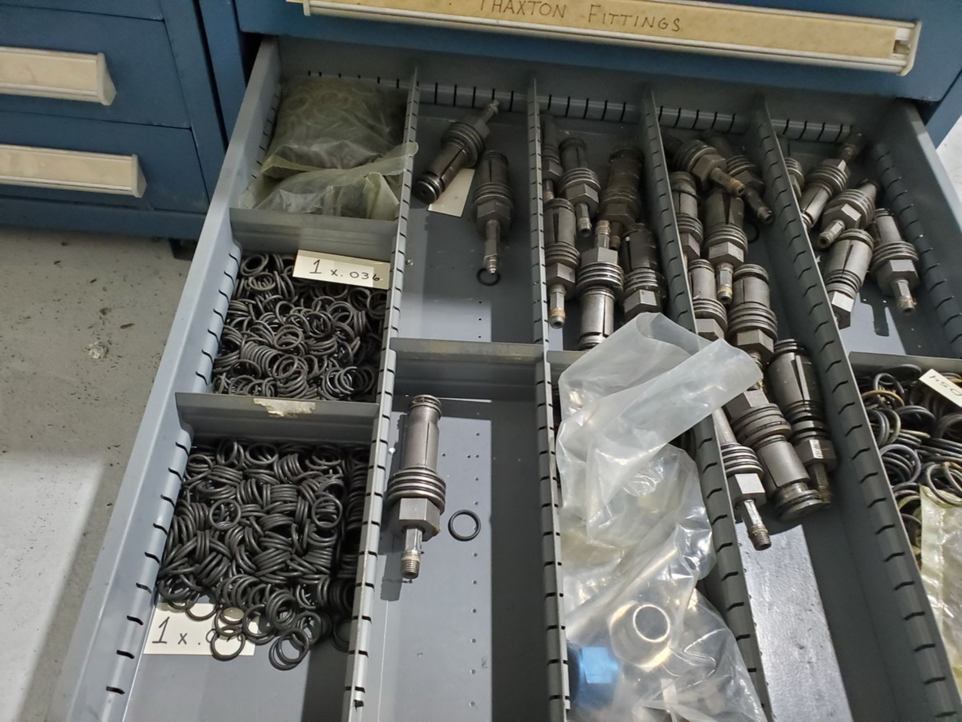 Pressure Test Machine Tooling To Include But Not Limited To: Assorted Fittings (Exclude (2) Drawers - Image 7 of 16
