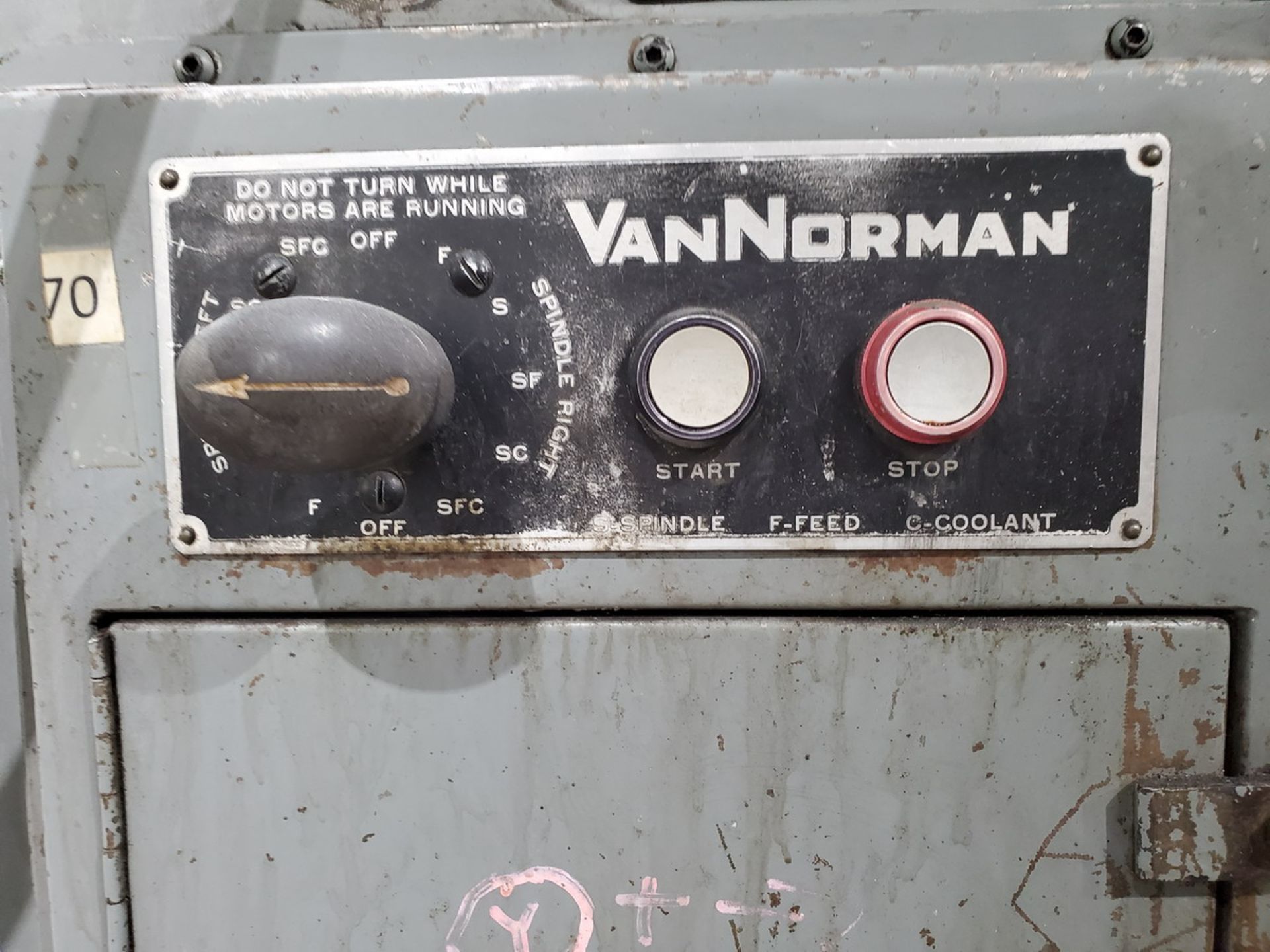 Van Norman 28A Vertical Milling Machine Size: 2; W/ 58" x 13" Slot Table - Image 17 of 18