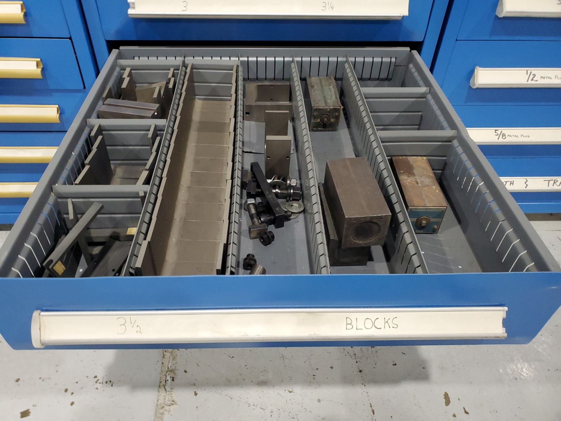 Vidmar Cabinet W/ Tooling To Include But Not Limited To: Height Gage Saddles, Blocks, Cable Ties, - Image 21 of 24