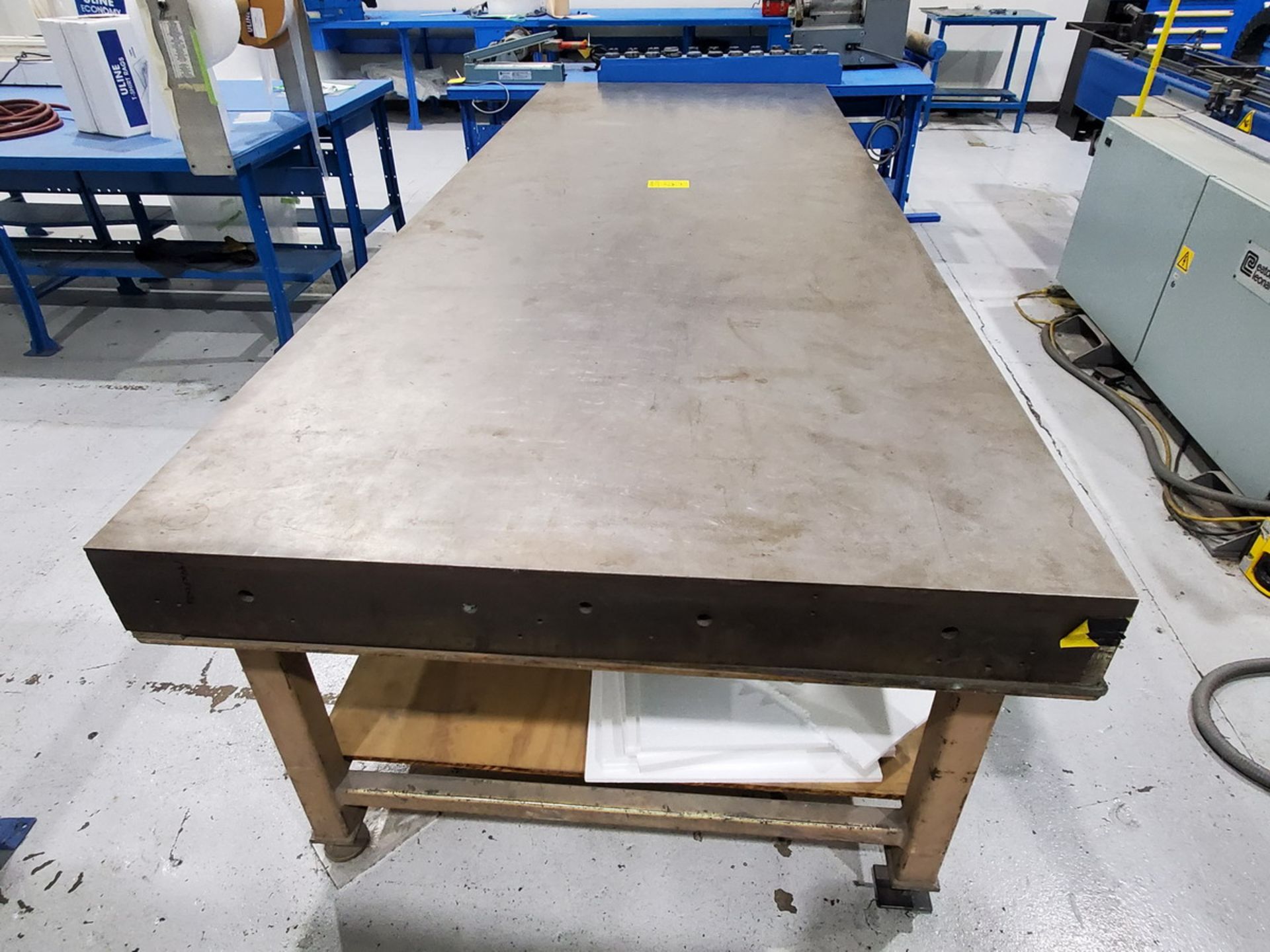 Stl Work Table 144" x 54" x 36"H - Image 2 of 4
