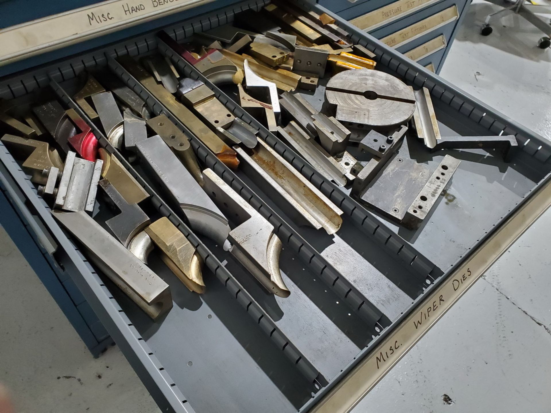 Vidmar Cabinet W/ Tube & Bar Bender Tooling To Include But Not Limited To: Assorted Dies & - Image 7 of 24