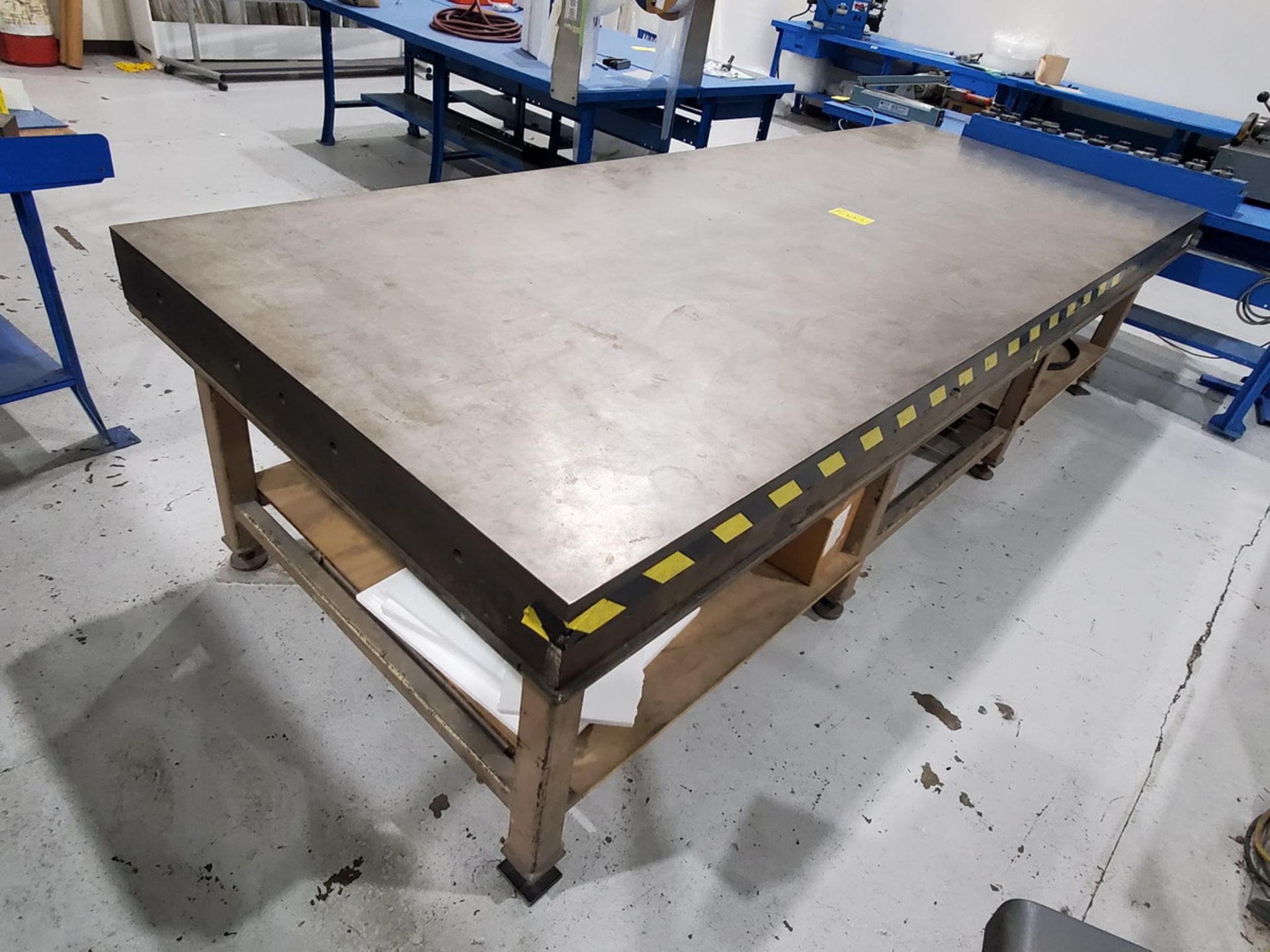 Stl Work Table 144" x 54" x 36"H - Image 3 of 4