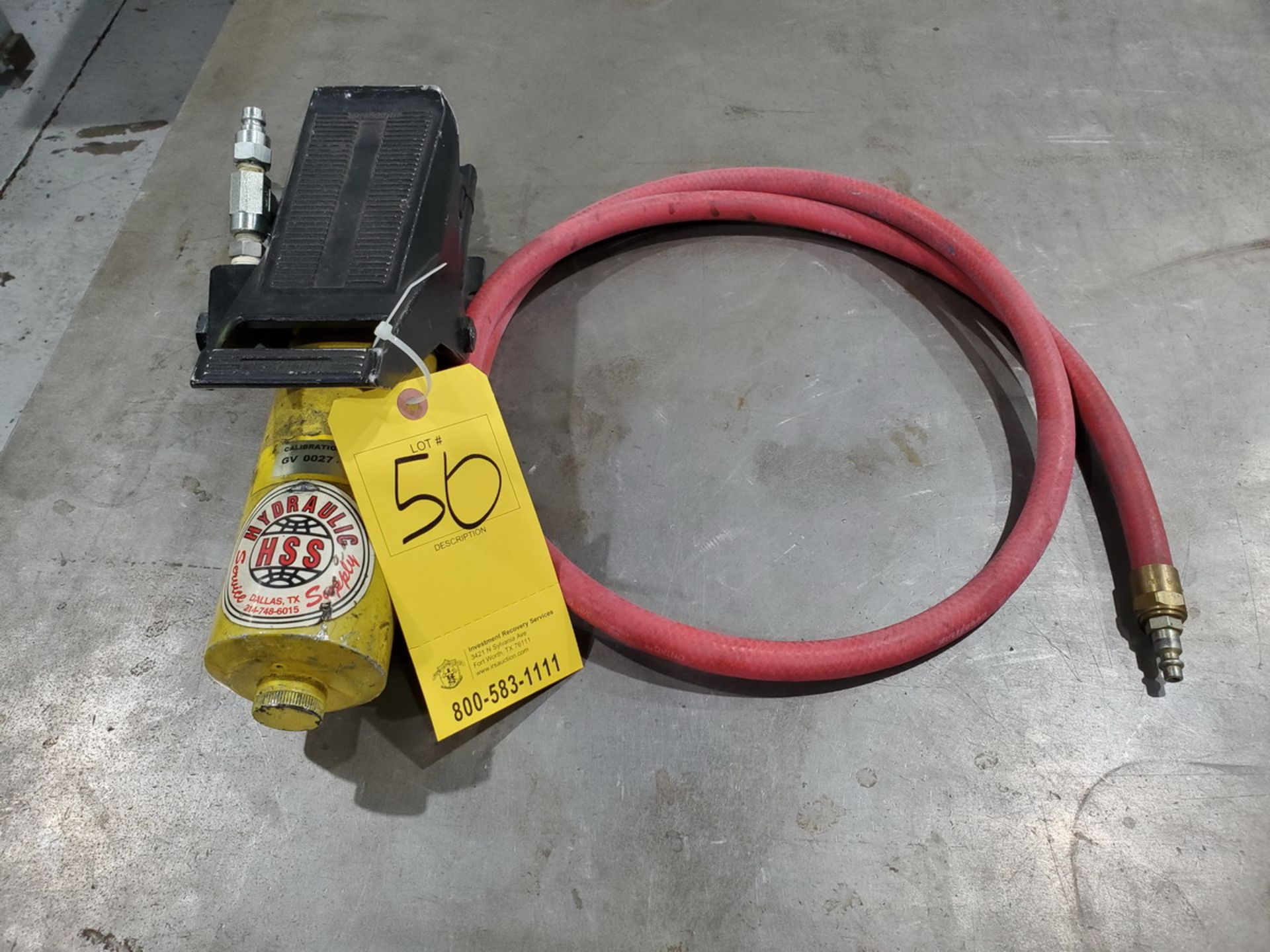 Hyd Pump & Air Hose 15,000psi - Image 2 of 6