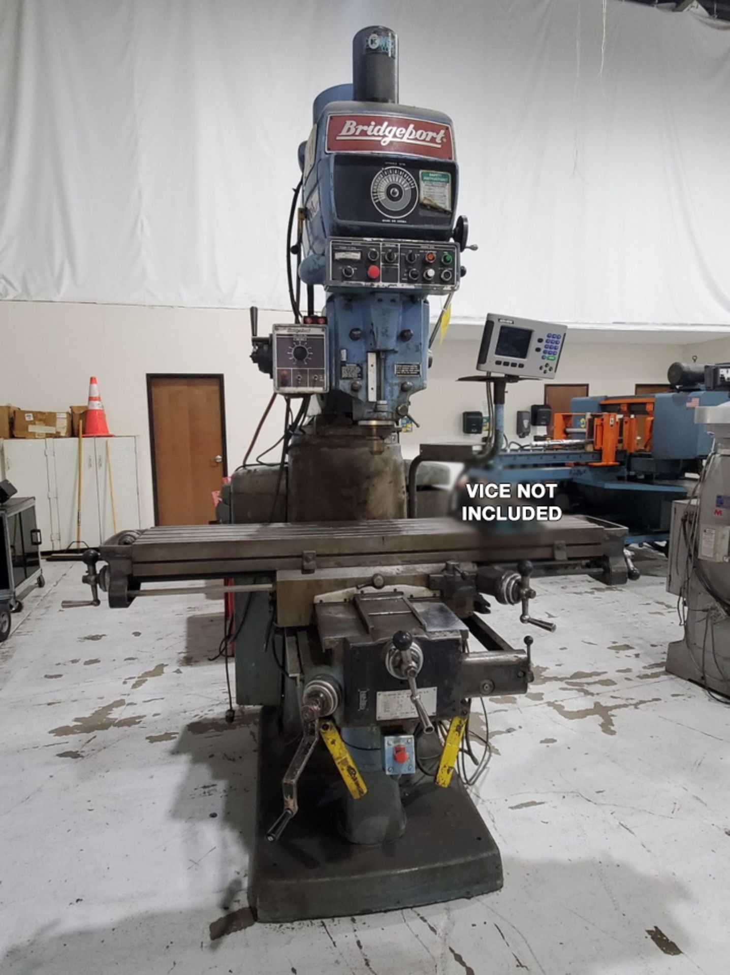 Bridgeport Vertical Milling Machine 4-Axis, 460v, 3PH, 60HZ, 15A, VICE NOT INCLUDED