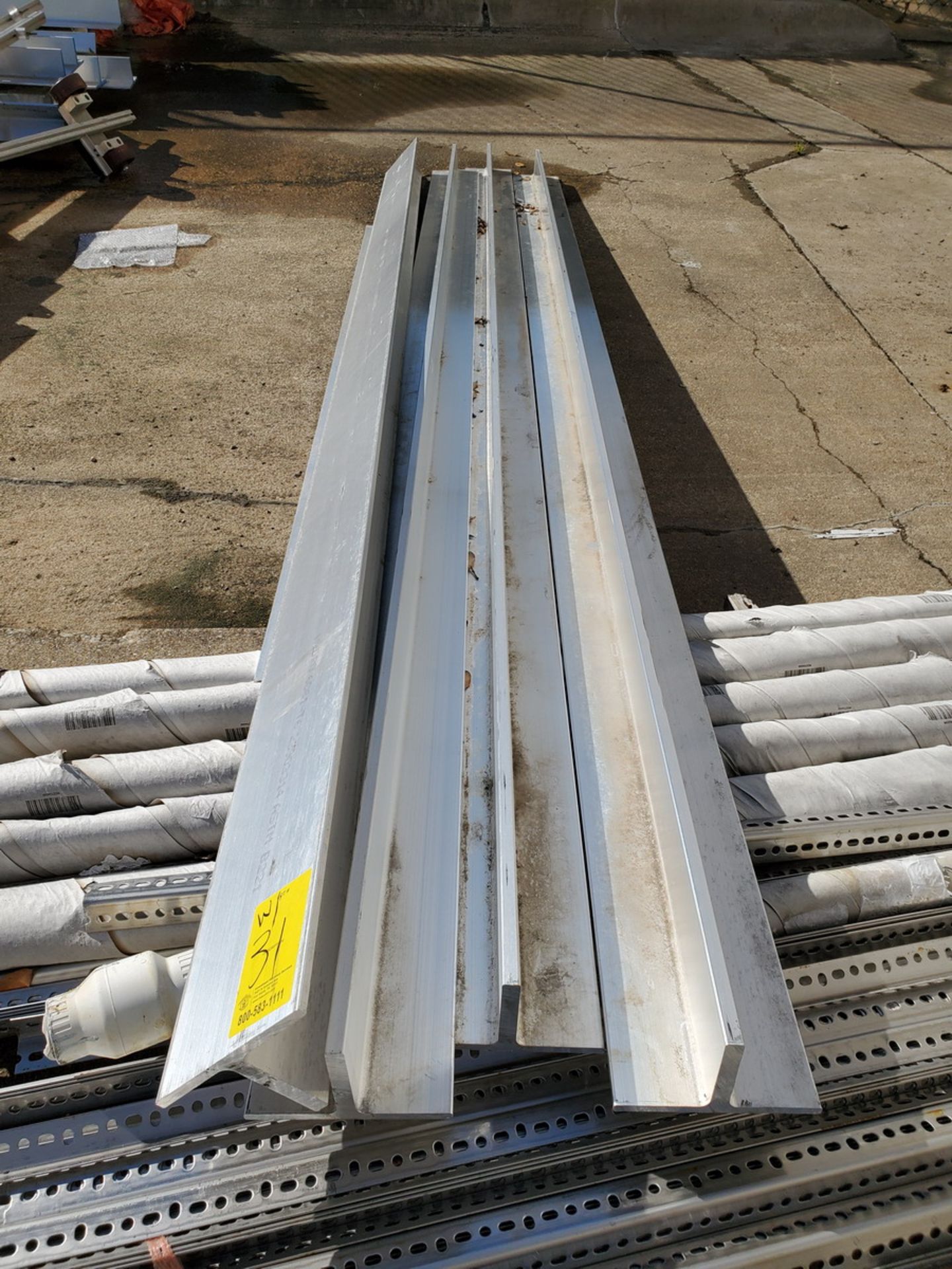 Aluminium T Extrusions Grade: 6061-T6, Avg. Approx: 127 PCS, Length: 12' - Image 8 of 9