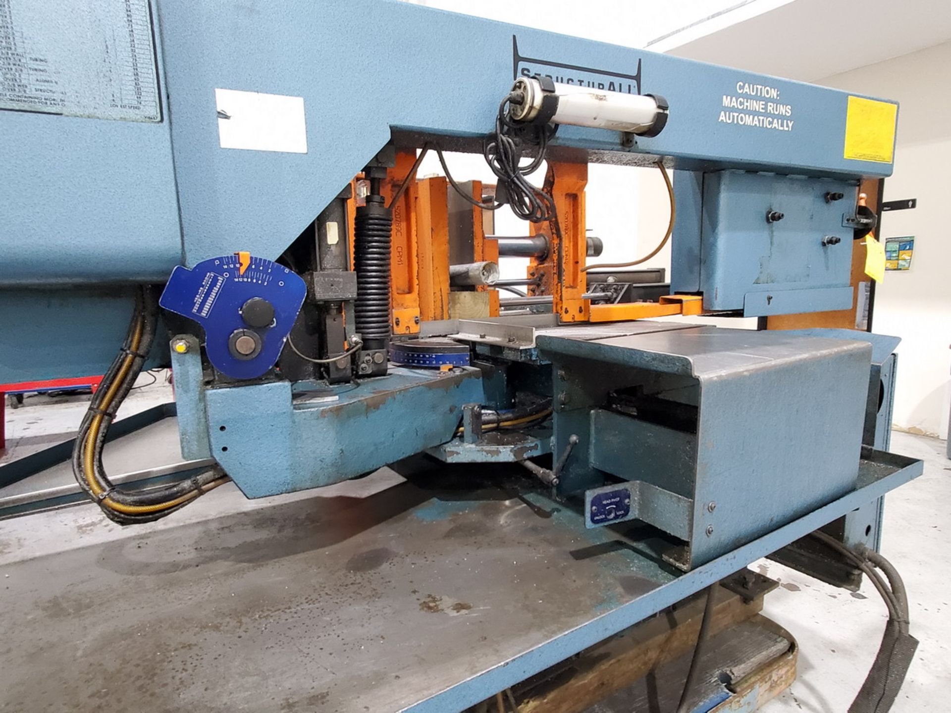 DoAll 500SNC 14" x 20" Horizontal Bandsaw (No Tag) W/ Automatic Feed, W/ Quick Panel Controller; - Image 8 of 21
