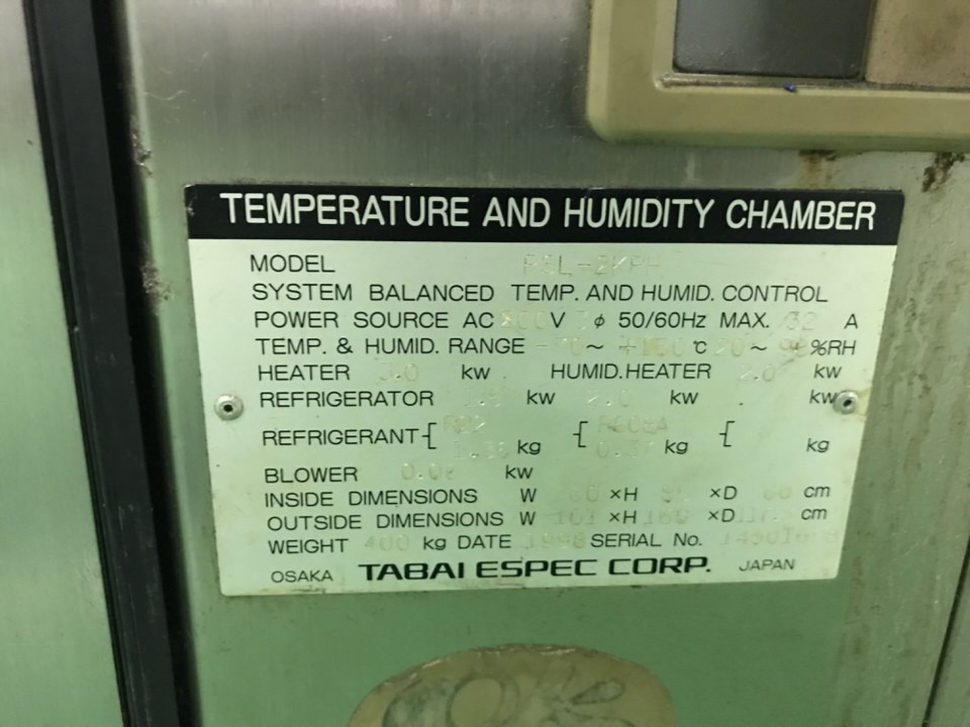Espec Temperature & Humidity Chamber - Image 10 of 10